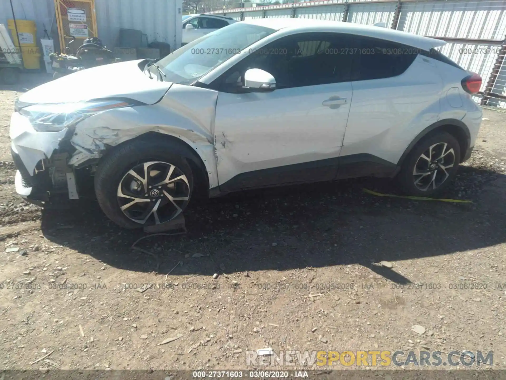 6 Photograph of a damaged car JTNKHMBX0L1064522 TOYOTA C-HR 2020