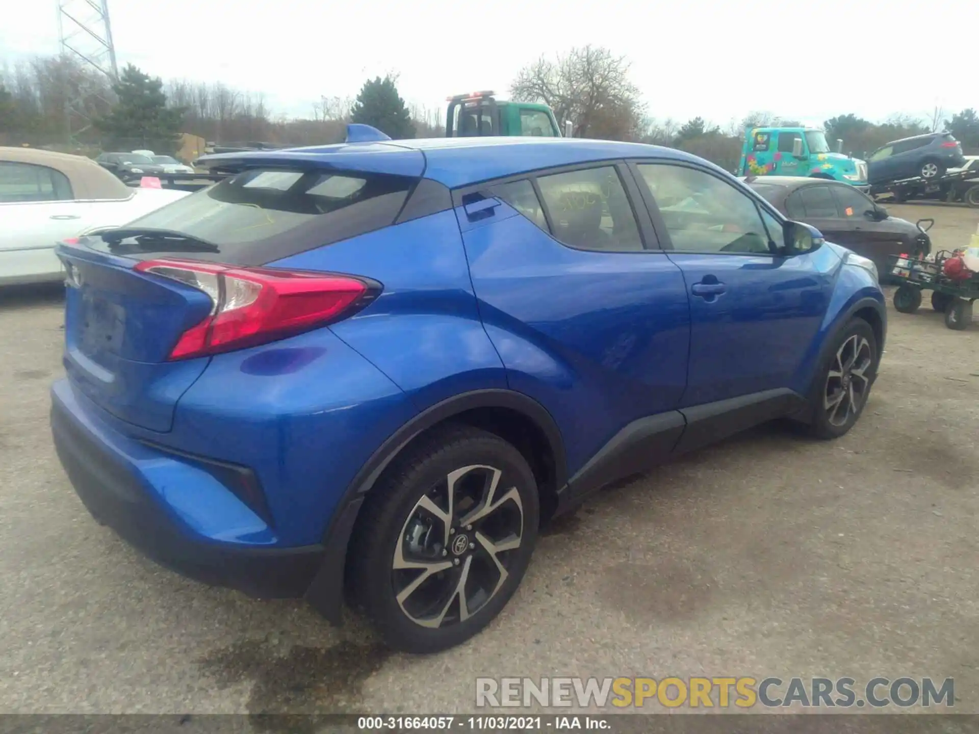 4 Photograph of a damaged car JTNKHMBX0L1065704 TOYOTA C-HR 2020