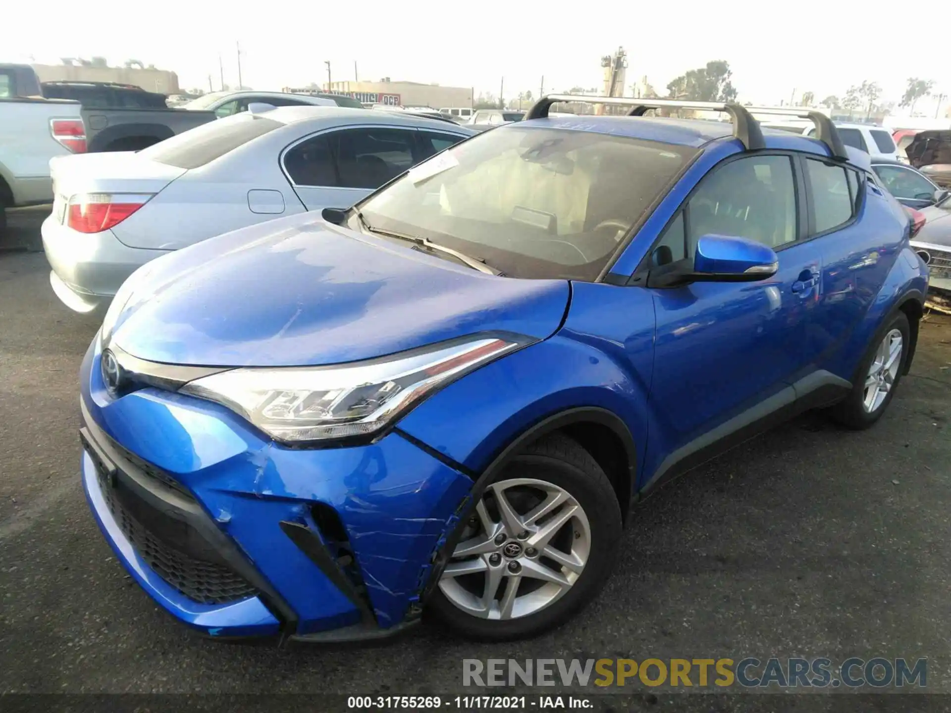 2 Photograph of a damaged car JTNKHMBX0L1066285 TOYOTA C-HR 2020