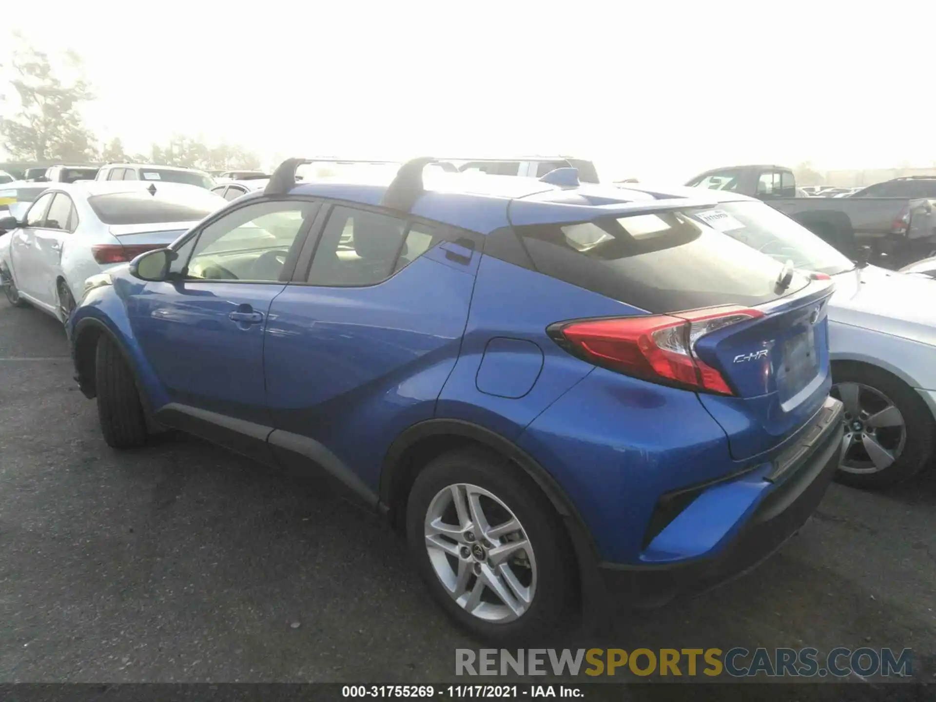 3 Photograph of a damaged car JTNKHMBX0L1066285 TOYOTA C-HR 2020