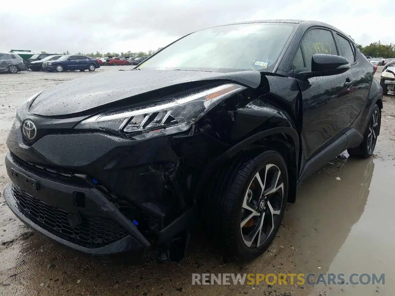 2 Photograph of a damaged car JTNKHMBX0L1066710 TOYOTA C-HR 2020