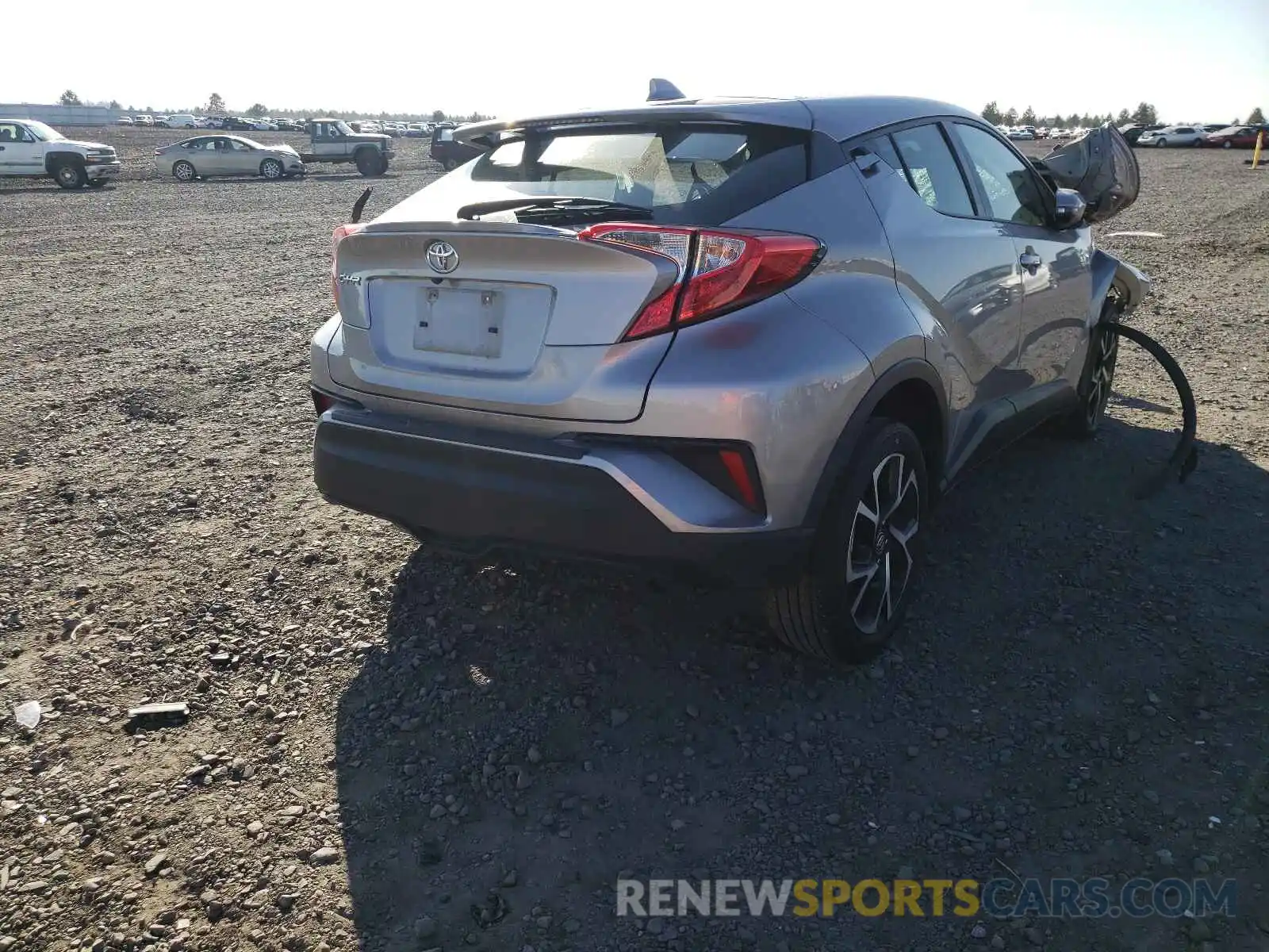 4 Photograph of a damaged car JTNKHMBX0L1066951 TOYOTA C-HR 2020