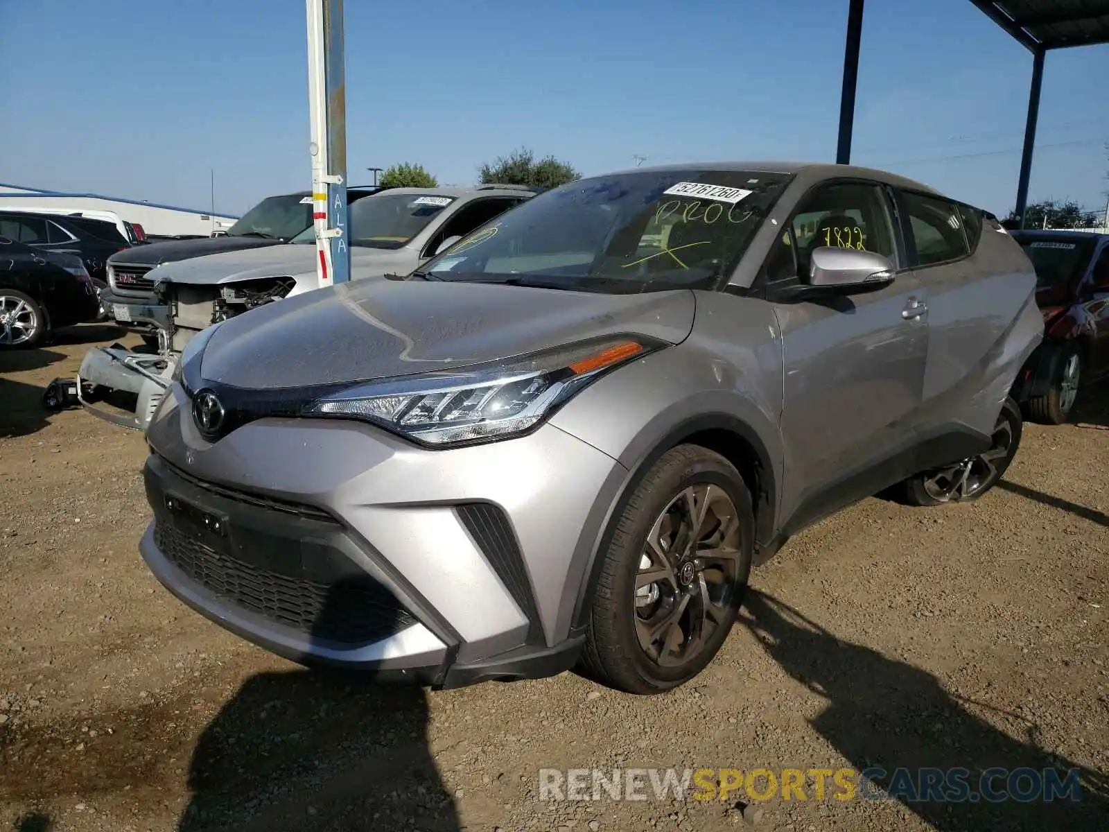 2 Photograph of a damaged car JTNKHMBX0L1068974 TOYOTA C-HR 2020