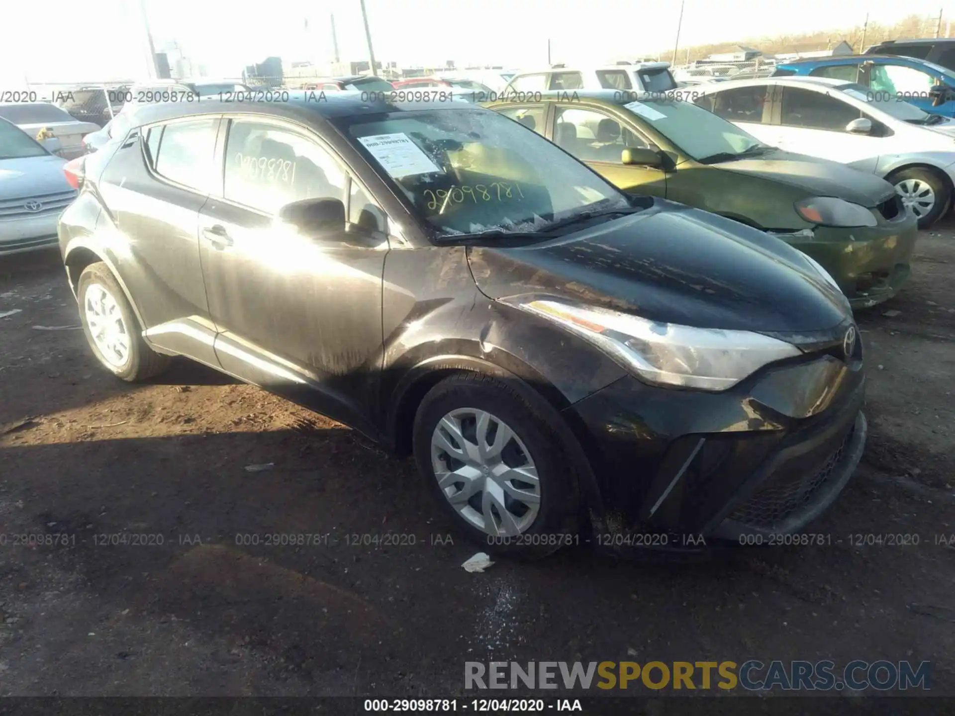 1 Photograph of a damaged car JTNKHMBX0L1069994 TOYOTA C-HR 2020