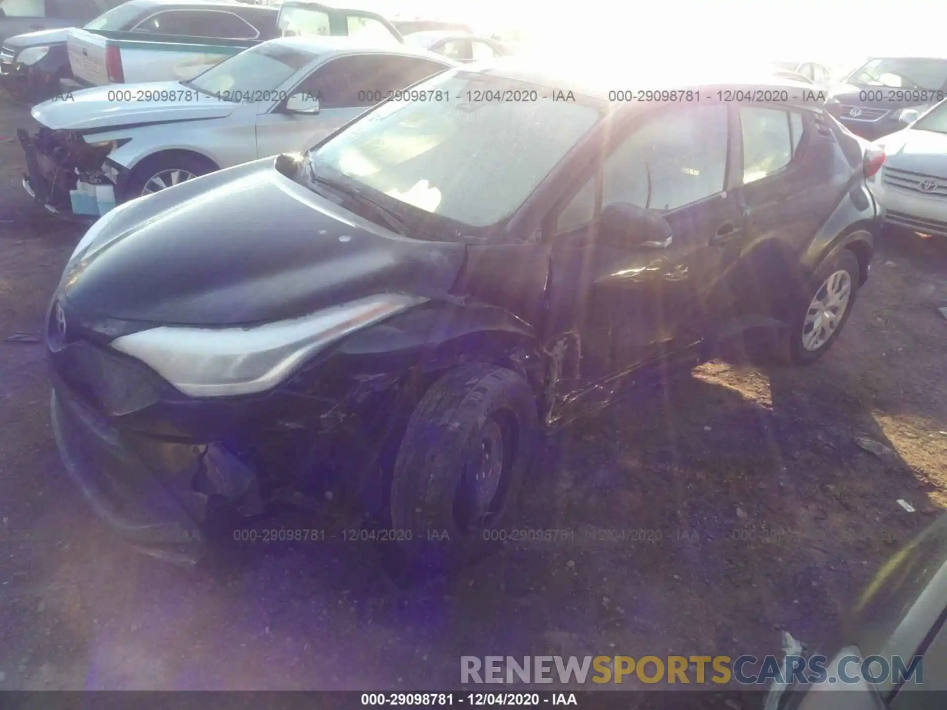 2 Photograph of a damaged car JTNKHMBX0L1069994 TOYOTA C-HR 2020