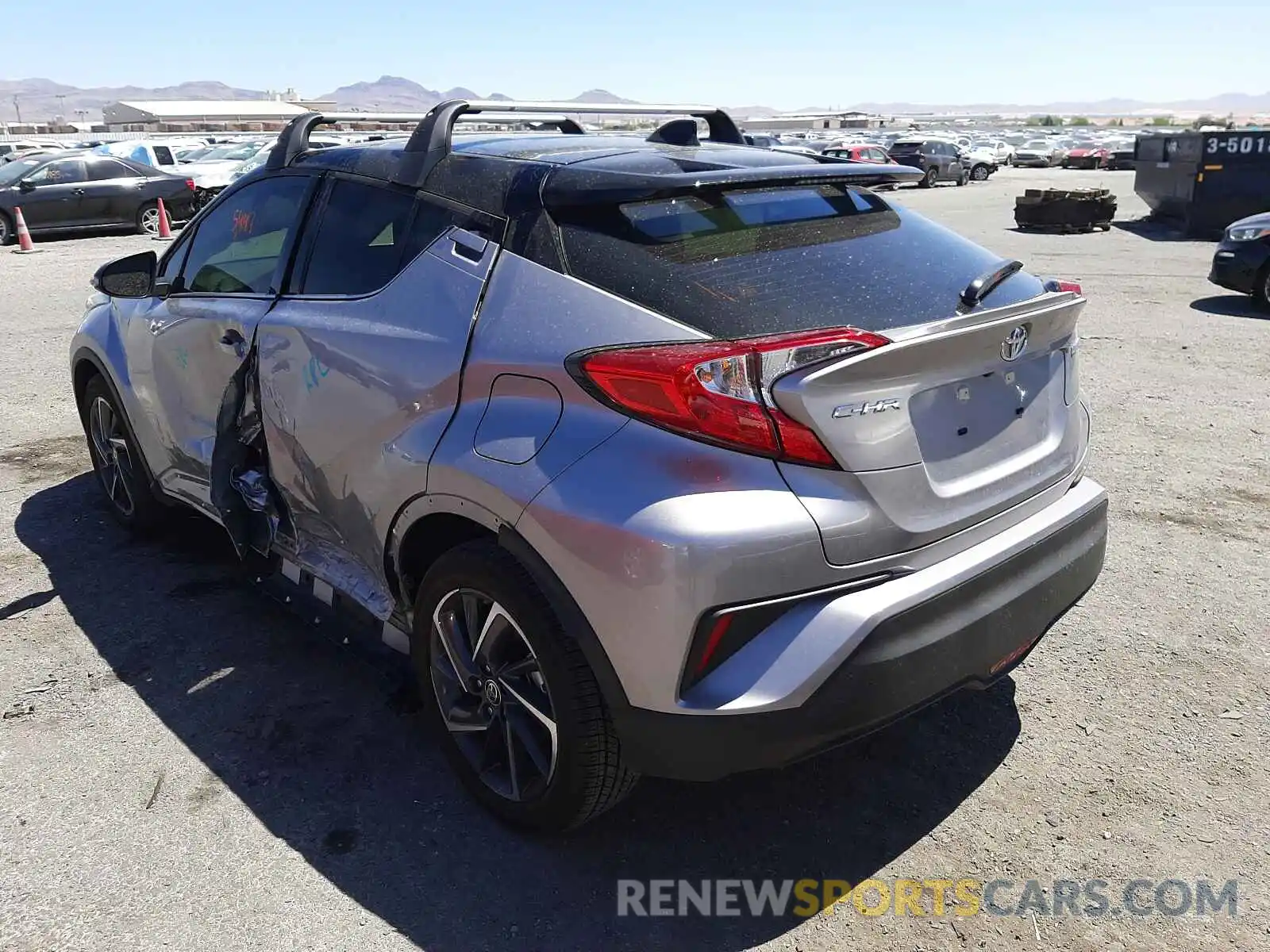 3 Photograph of a damaged car JTNKHMBX0L1071082 TOYOTA C-HR 2020