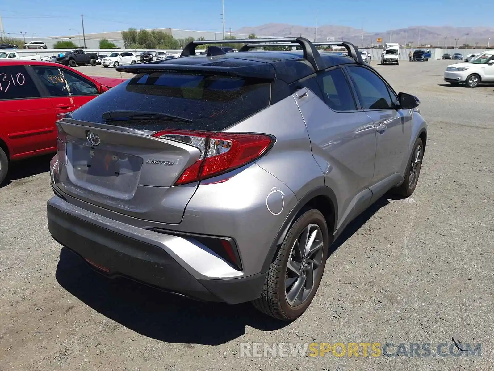 4 Photograph of a damaged car JTNKHMBX0L1071082 TOYOTA C-HR 2020