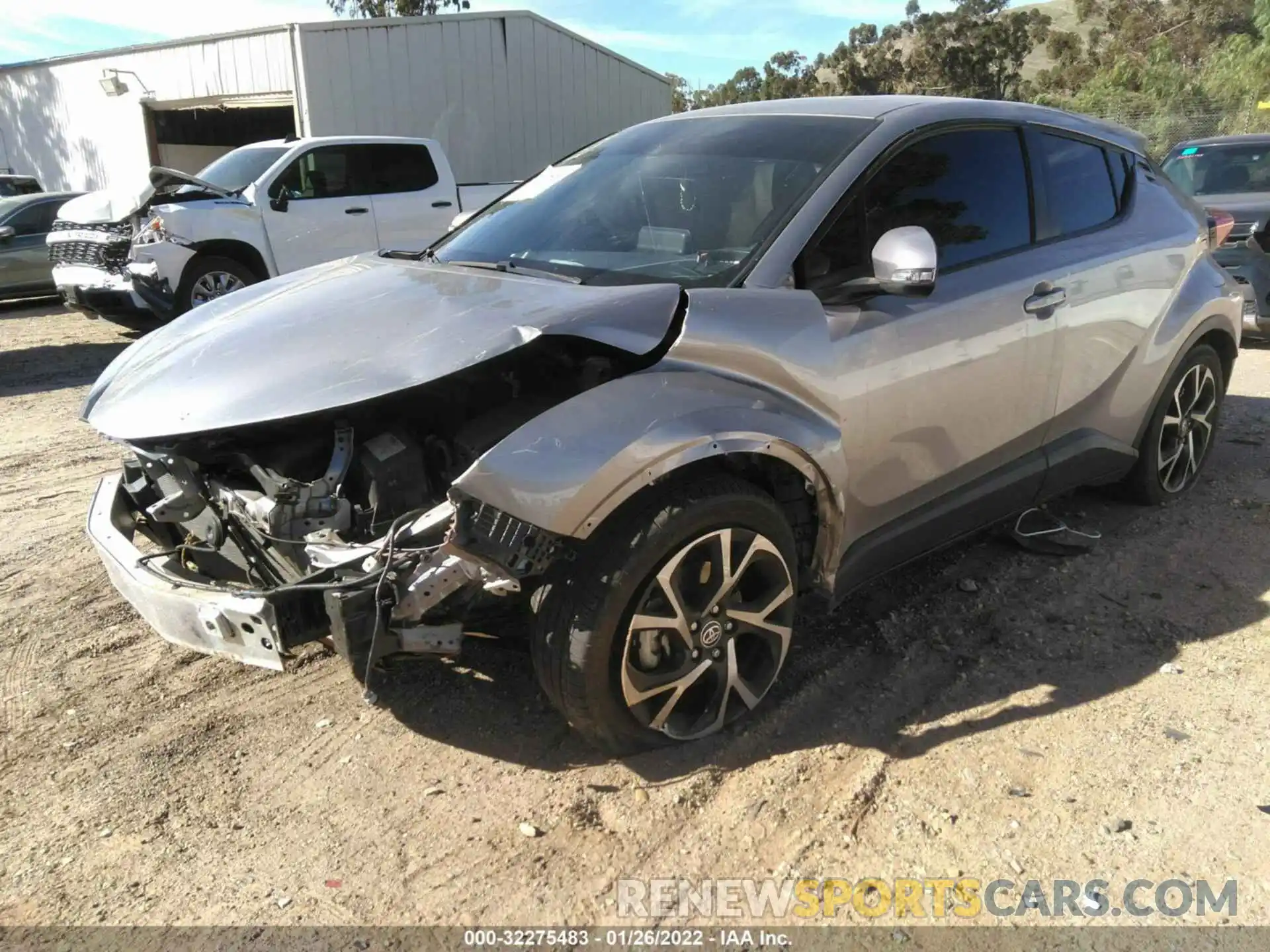 2 Фотография поврежденного автомобиля JTNKHMBX0L1072295 TOYOTA C-HR 2020