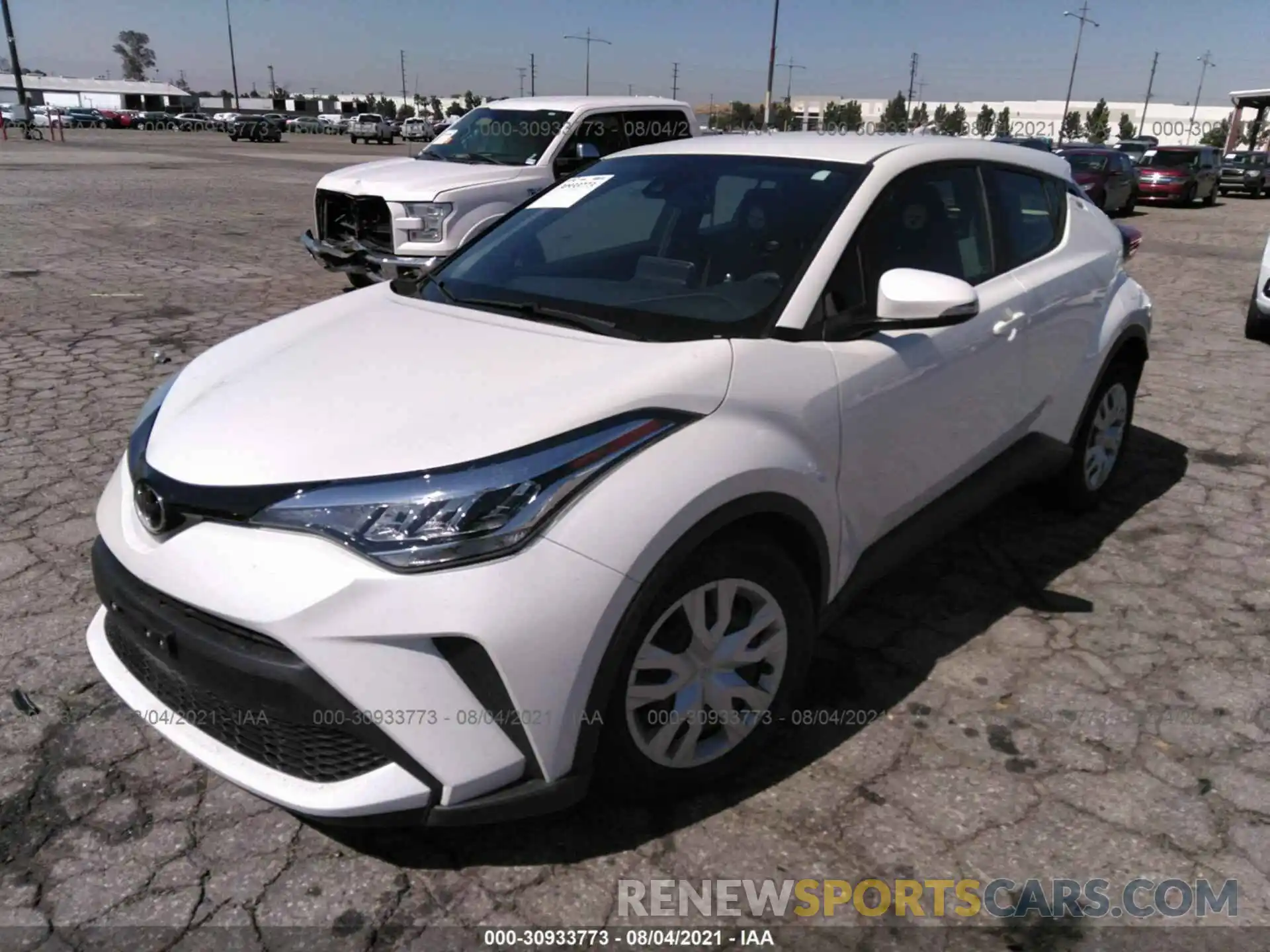 2 Фотография поврежденного автомобиля JTNKHMBX0L1072393 TOYOTA C-HR 2020