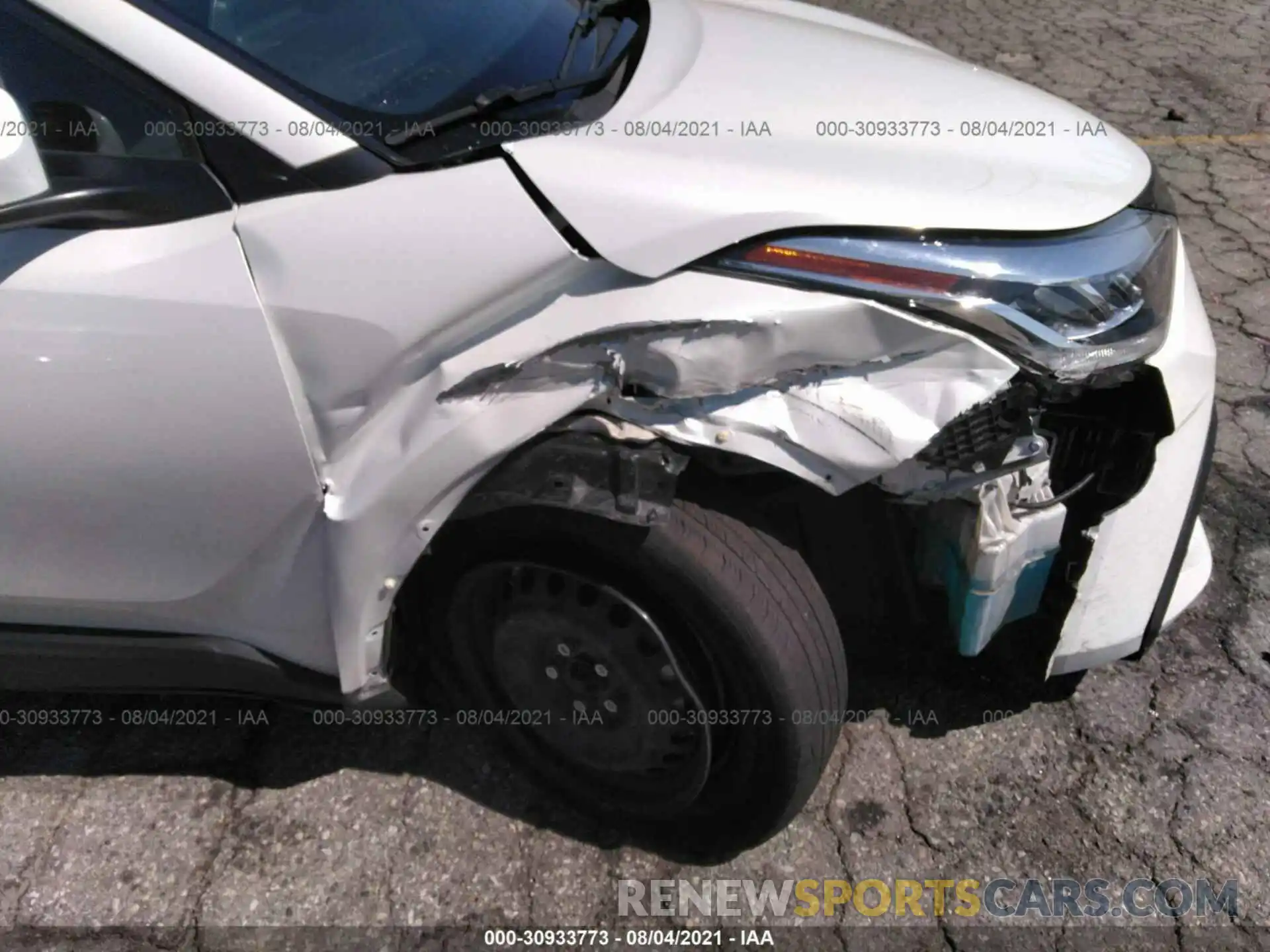 6 Photograph of a damaged car JTNKHMBX0L1072393 TOYOTA C-HR 2020