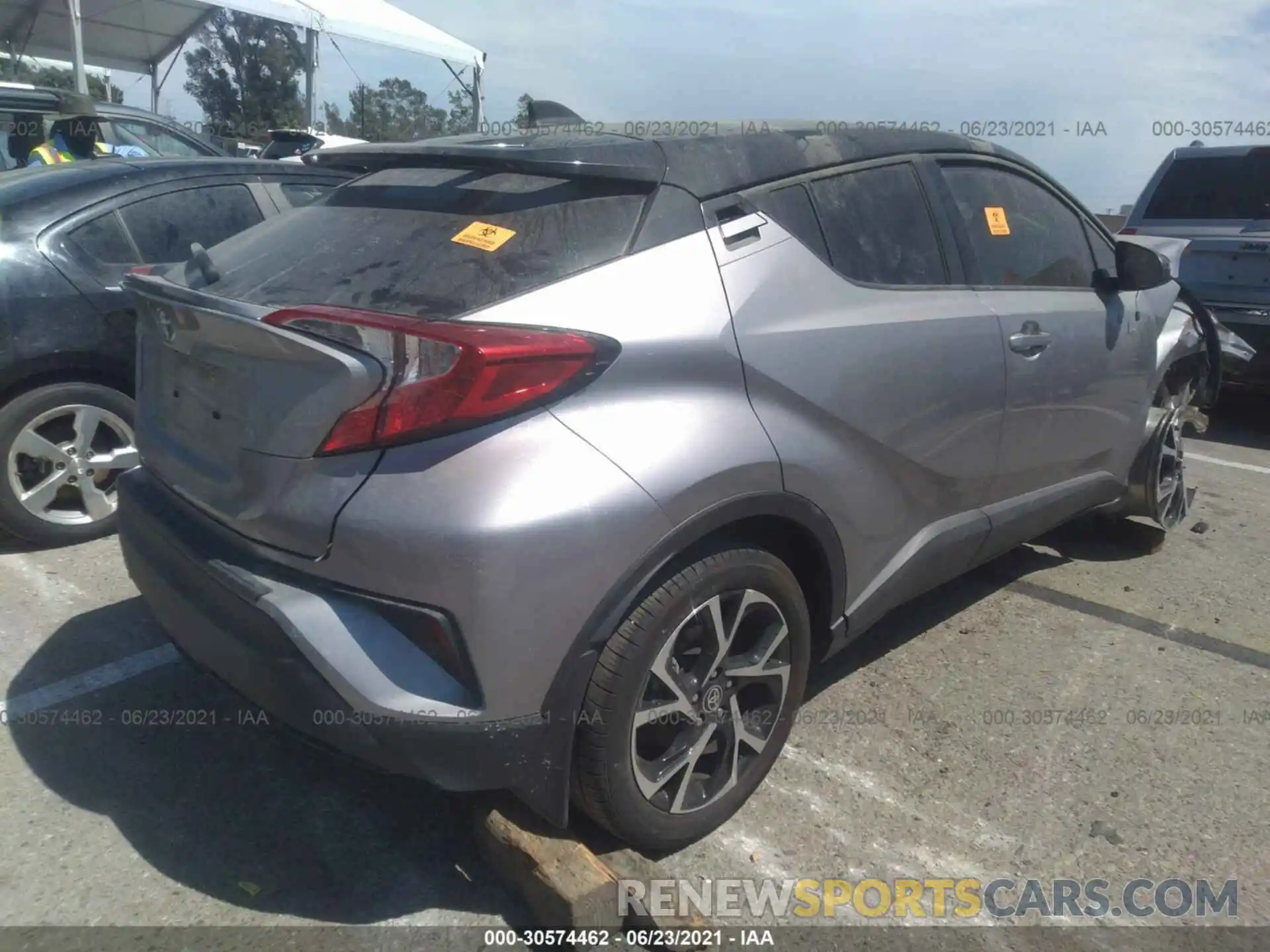 4 Photograph of a damaged car JTNKHMBX0L1072801 TOYOTA C-HR 2020