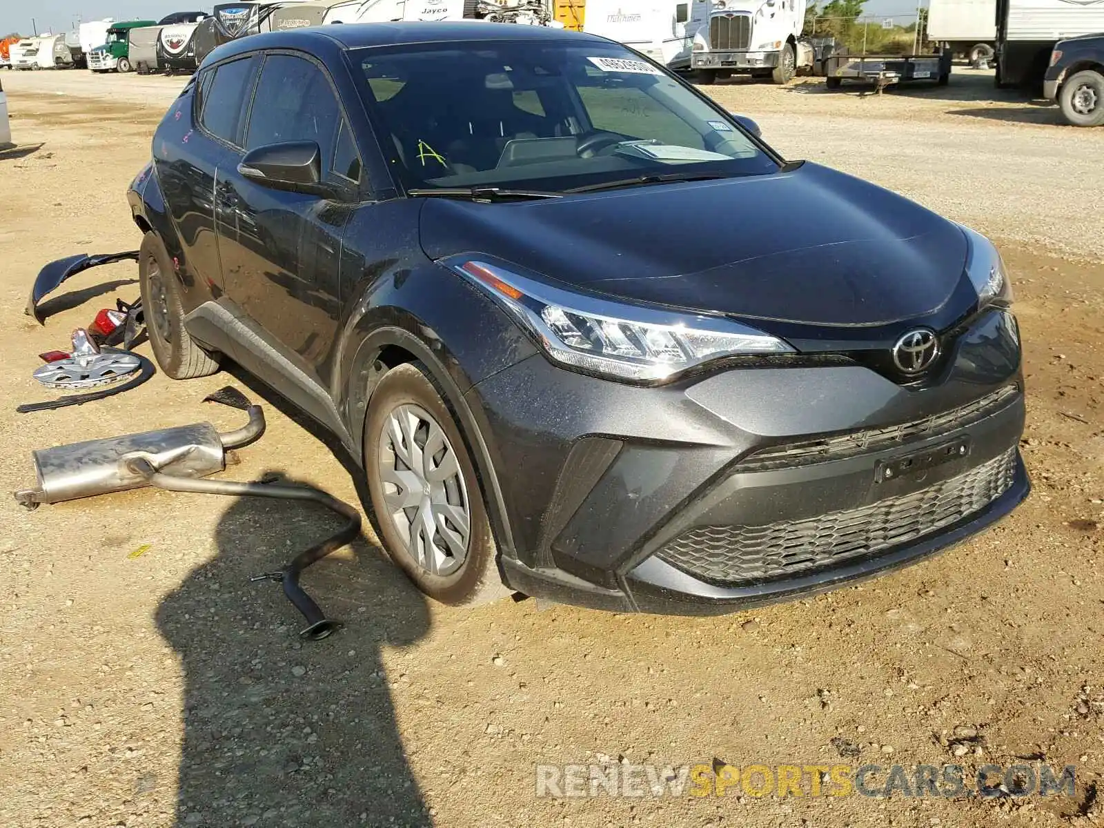 1 Photograph of a damaged car JTNKHMBX0L1072863 TOYOTA C-HR 2020