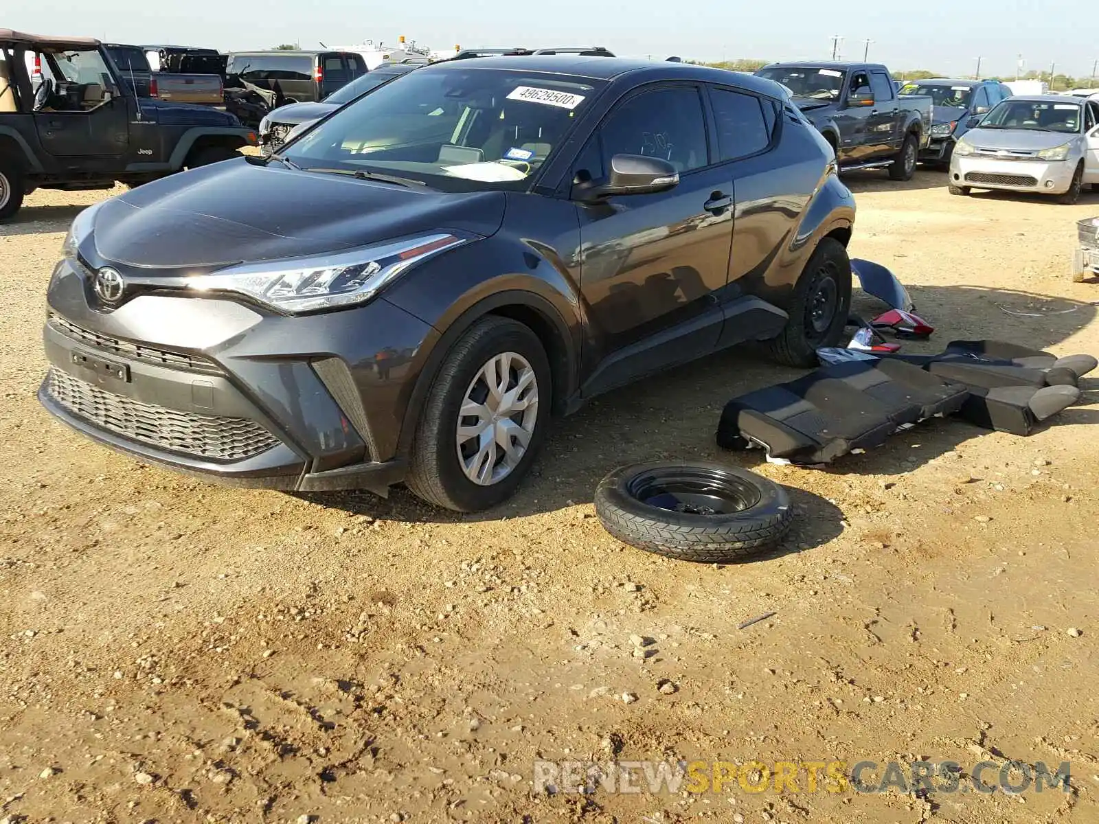 2 Фотография поврежденного автомобиля JTNKHMBX0L1072863 TOYOTA C-HR 2020