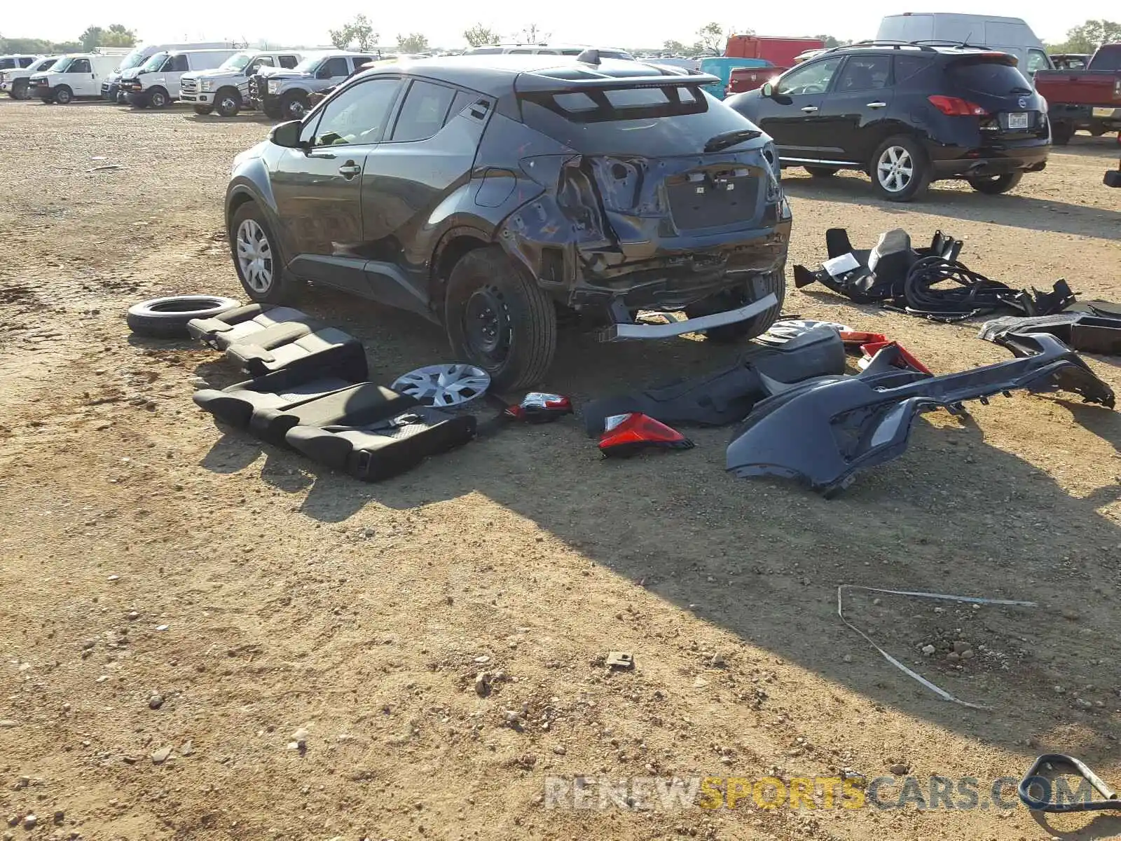 3 Photograph of a damaged car JTNKHMBX0L1072863 TOYOTA C-HR 2020