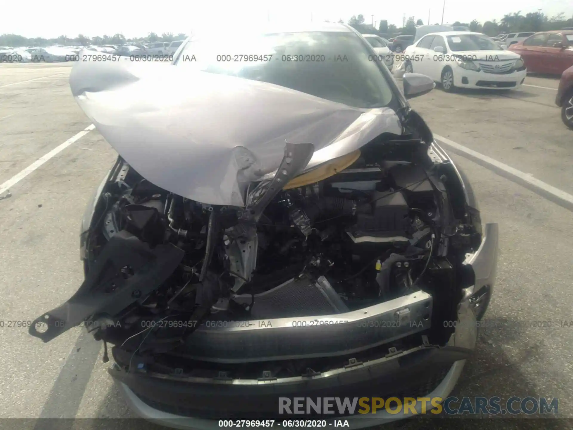 6 Photograph of a damaged car JTNKHMBX0L1072989 TOYOTA C-HR 2020