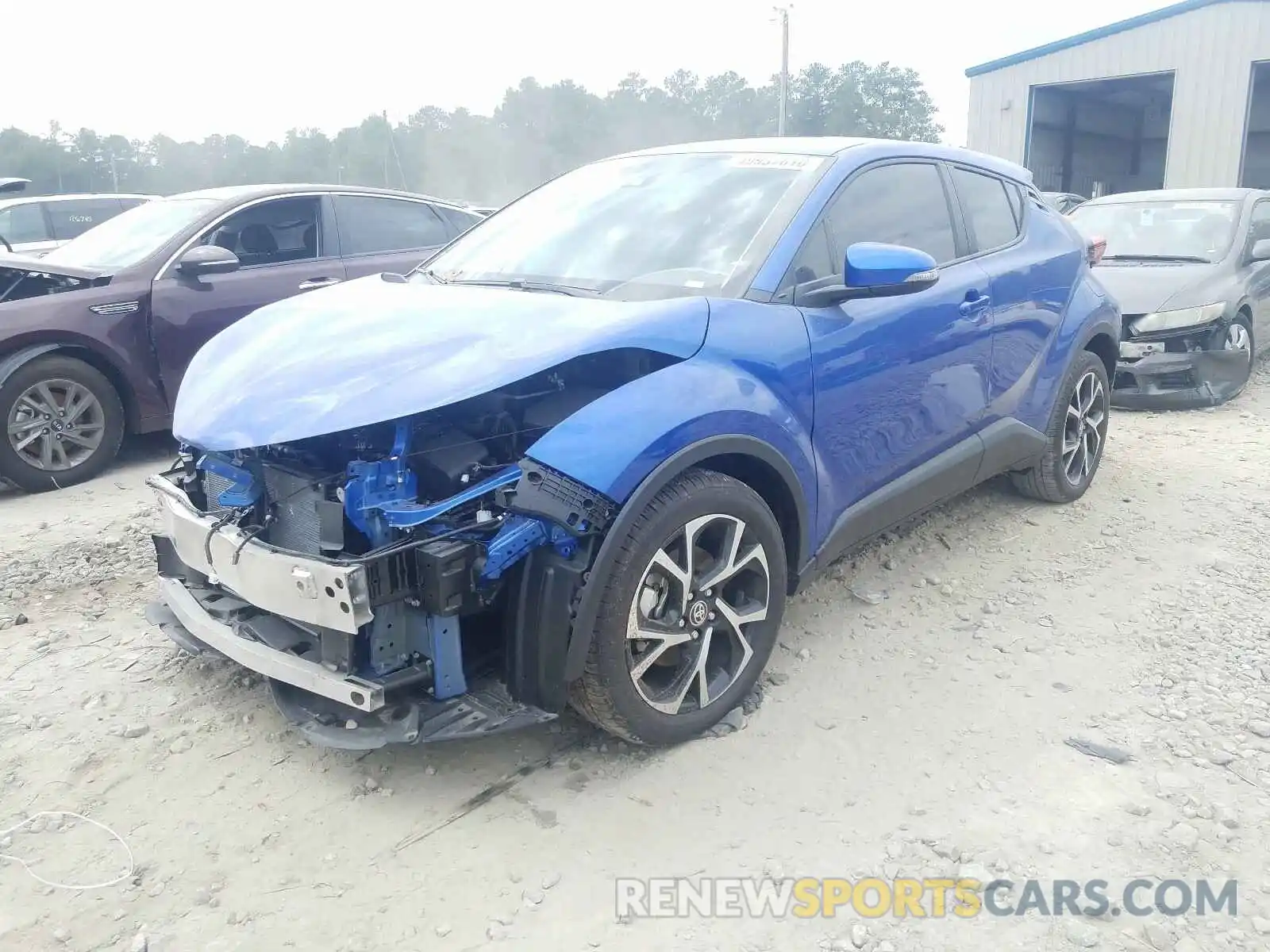 2 Photograph of a damaged car JTNKHMBX0L1073642 TOYOTA C-HR 2020