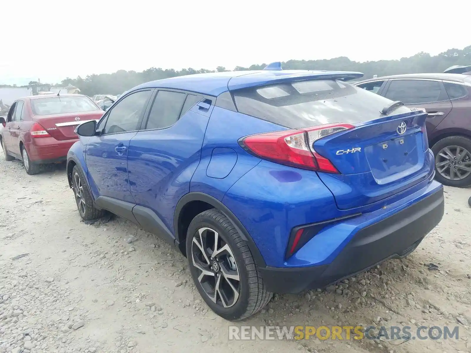 3 Photograph of a damaged car JTNKHMBX0L1073642 TOYOTA C-HR 2020