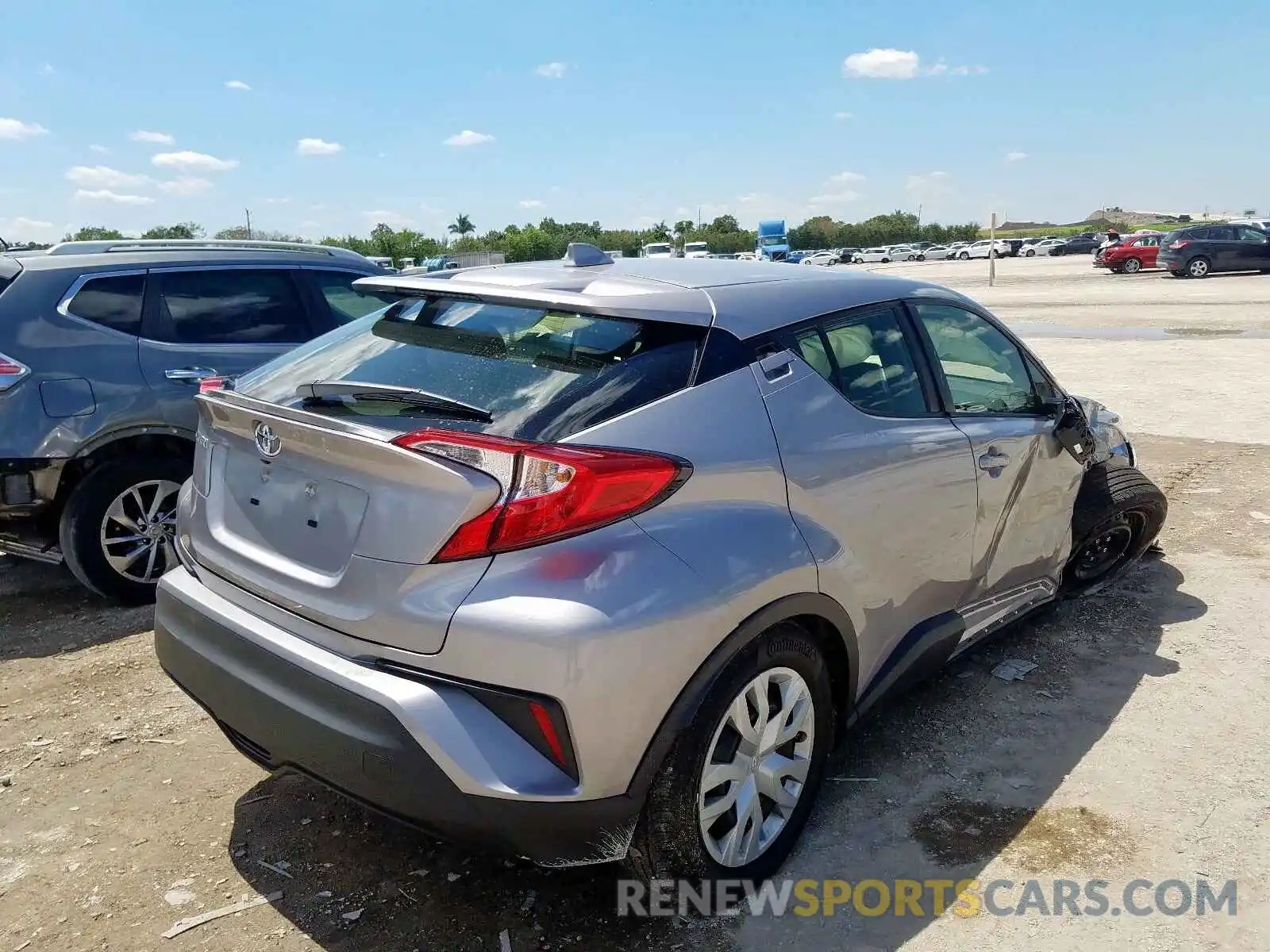 4 Photograph of a damaged car JTNKHMBX0L1074838 TOYOTA C-HR 2020