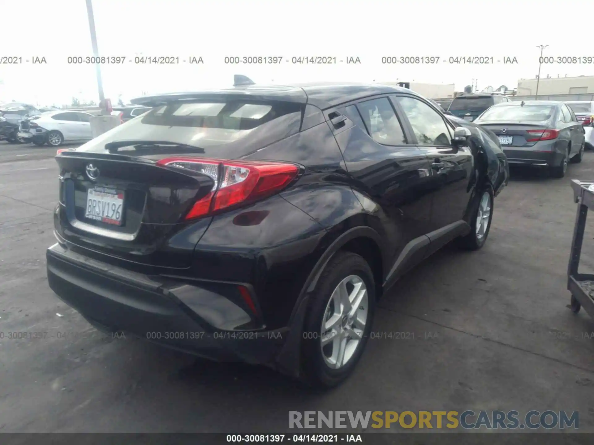 4 Photograph of a damaged car JTNKHMBX0L1074984 TOYOTA C-HR 2020