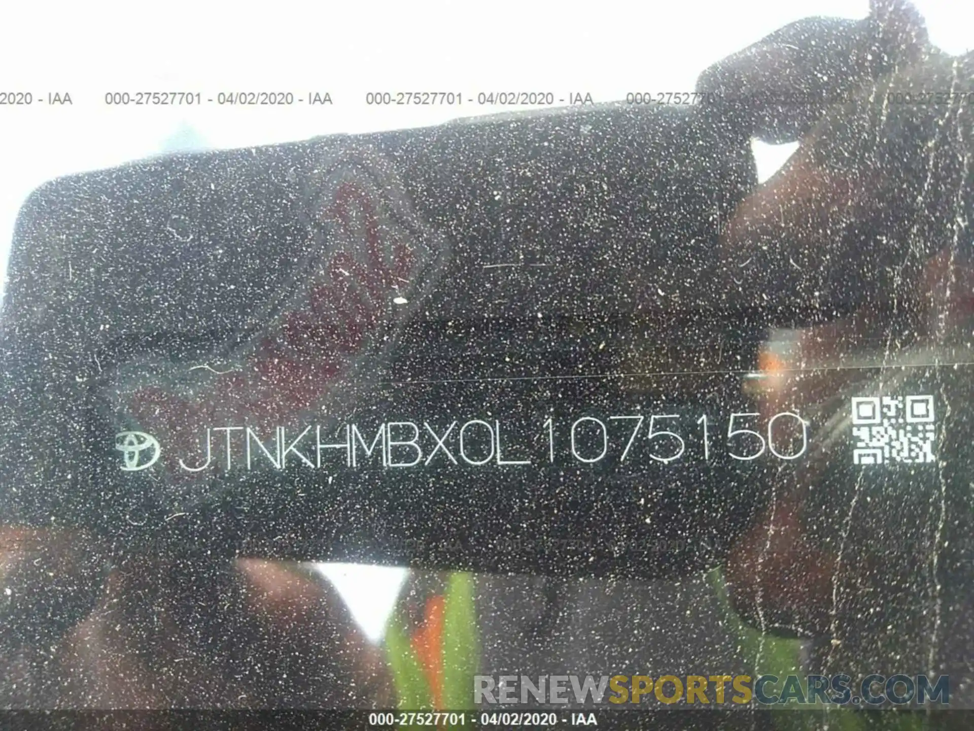 9 Фотография поврежденного автомобиля JTNKHMBX0L1075150 TOYOTA C-HR 2020