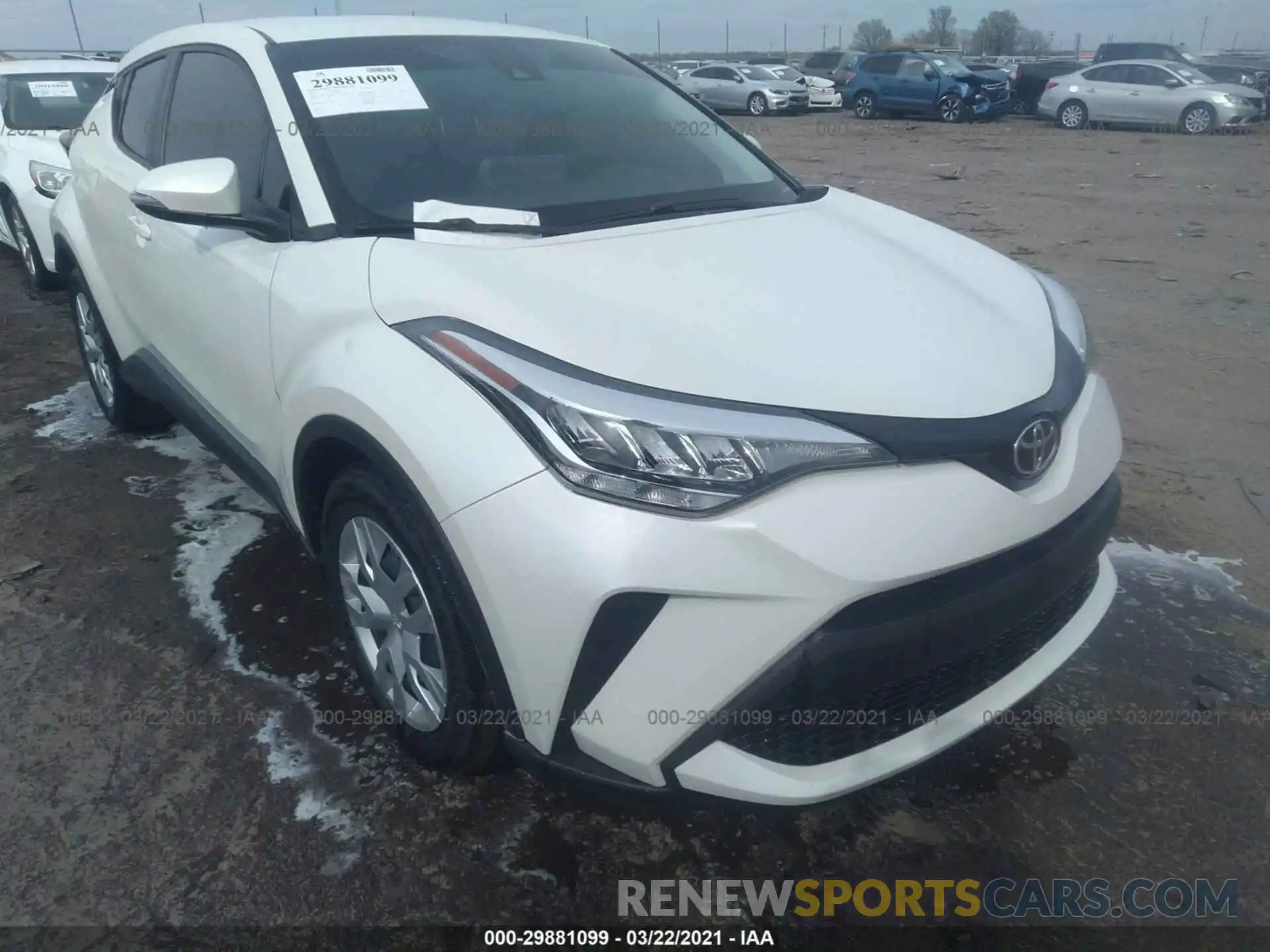 1 Photograph of a damaged car JTNKHMBX0L1075729 TOYOTA C-HR 2020