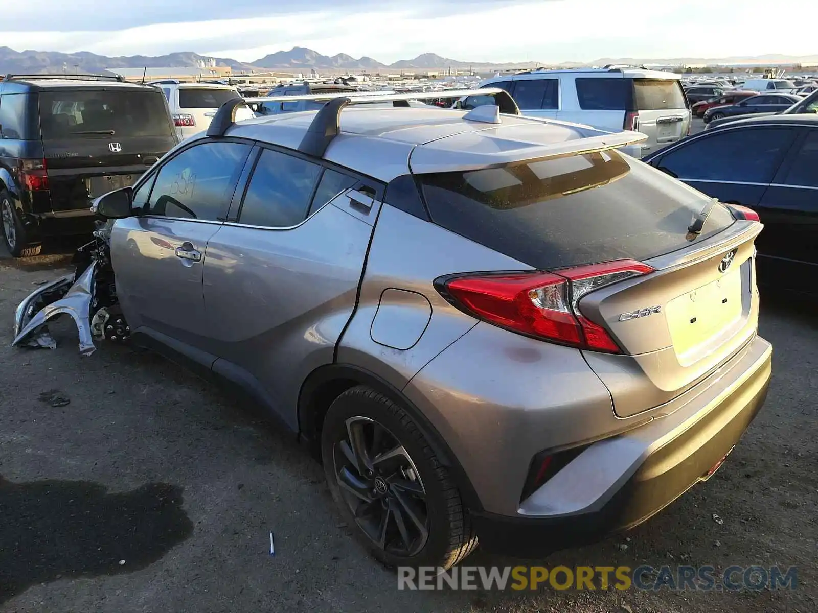 3 Photograph of a damaged car JTNKHMBX0L1076573 TOYOTA C-HR 2020