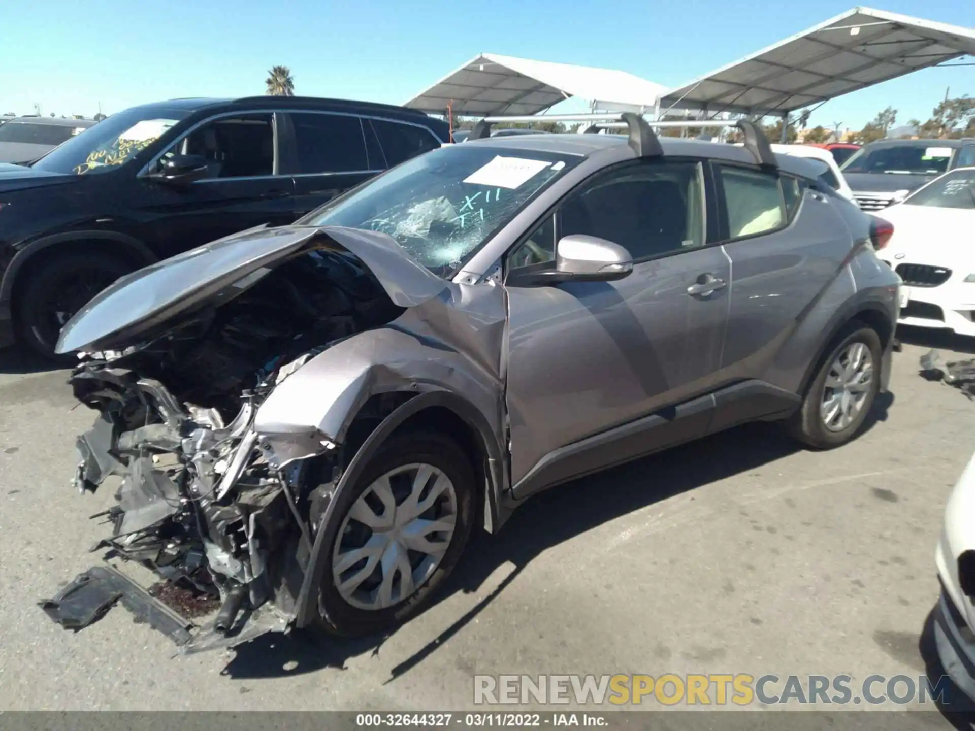 2 Photograph of a damaged car JTNKHMBX0L1078503 TOYOTA C-HR 2020