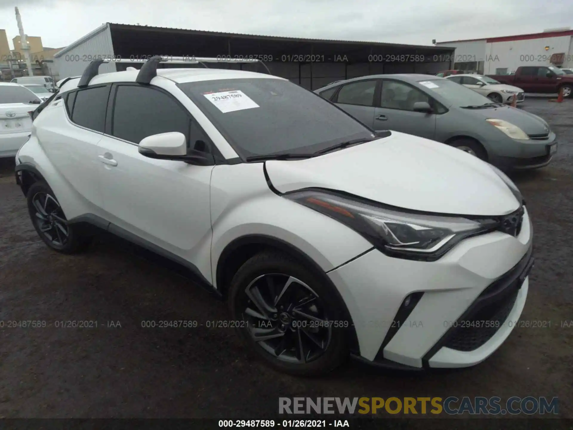 1 Photograph of a damaged car JTNKHMBX0L1079716 TOYOTA C-HR 2020