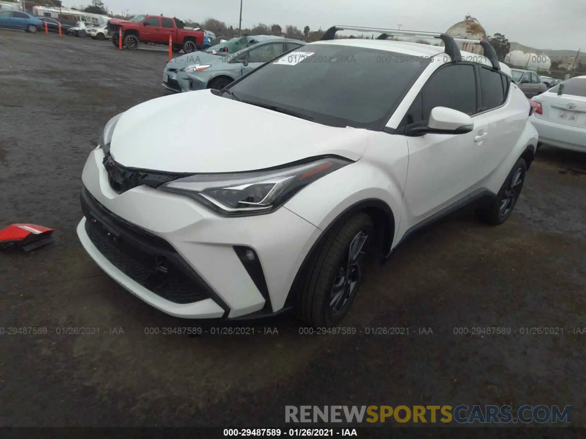 2 Фотография поврежденного автомобиля JTNKHMBX0L1079716 TOYOTA C-HR 2020