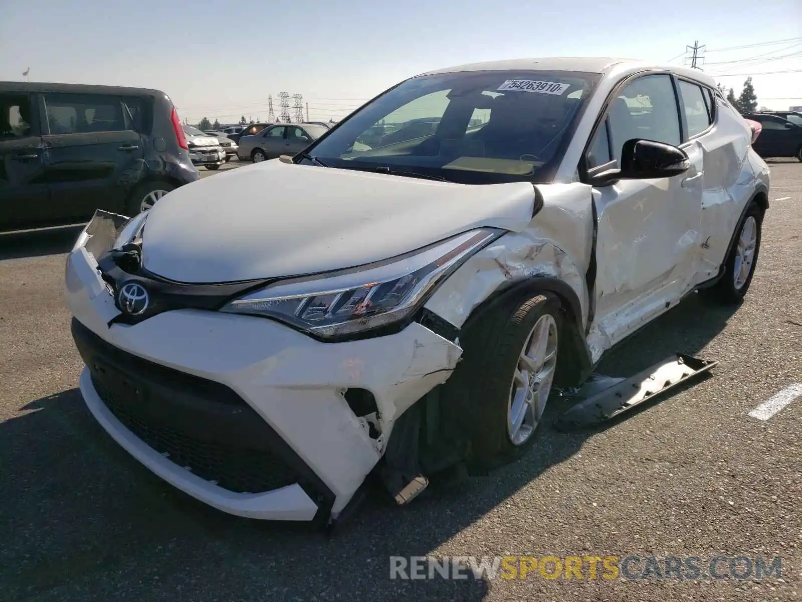 2 Photograph of a damaged car JTNKHMBX0L1081188 TOYOTA C-HR 2020