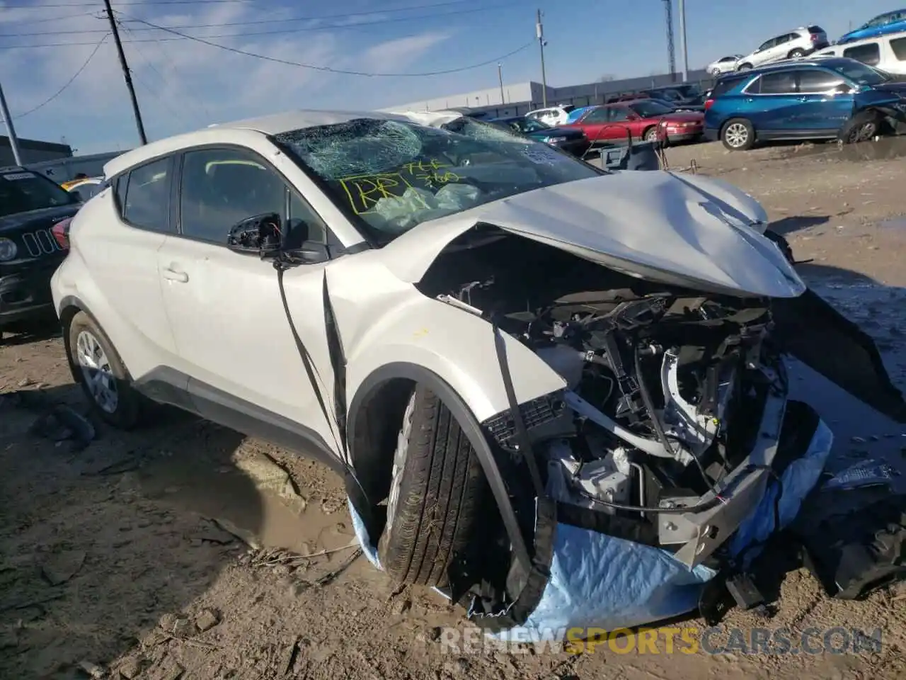 1 Photograph of a damaged car JTNKHMBX0L1081868 TOYOTA C-HR 2020