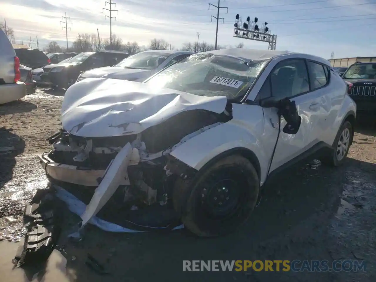 2 Photograph of a damaged car JTNKHMBX0L1081868 TOYOTA C-HR 2020