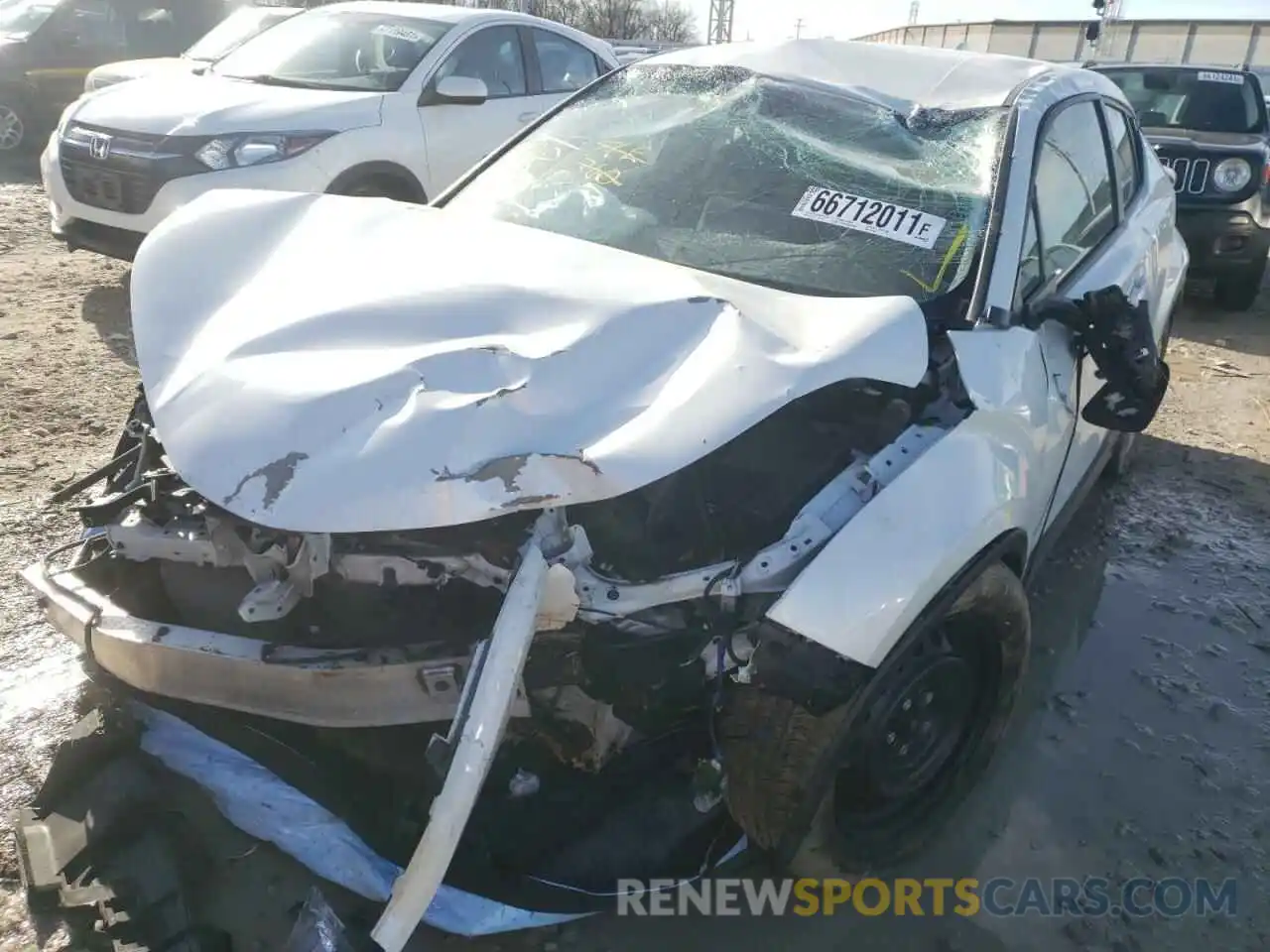 9 Photograph of a damaged car JTNKHMBX0L1081868 TOYOTA C-HR 2020