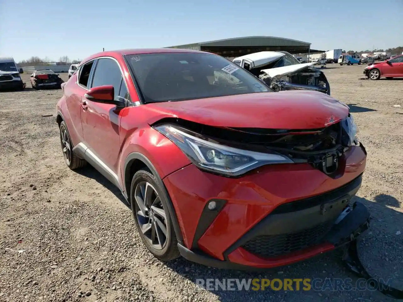 1 Photograph of a damaged car JTNKHMBX0L1085953 TOYOTA C-HR 2020