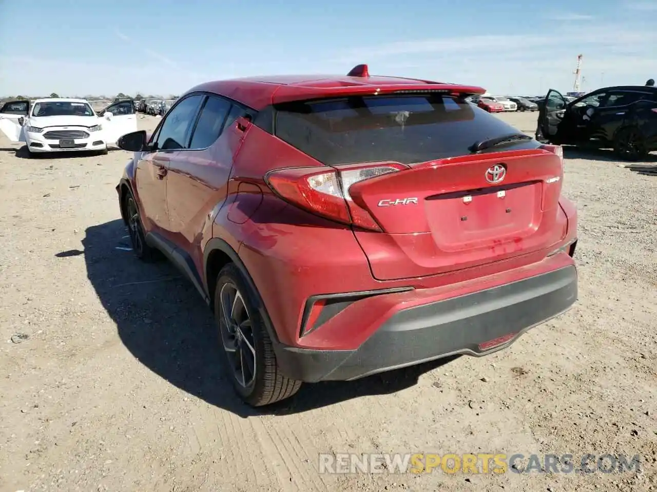 3 Photograph of a damaged car JTNKHMBX0L1085953 TOYOTA C-HR 2020