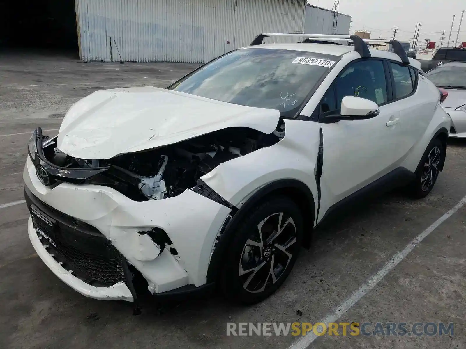 2 Photograph of a damaged car JTNKHMBX0L1086620 TOYOTA C-HR 2020