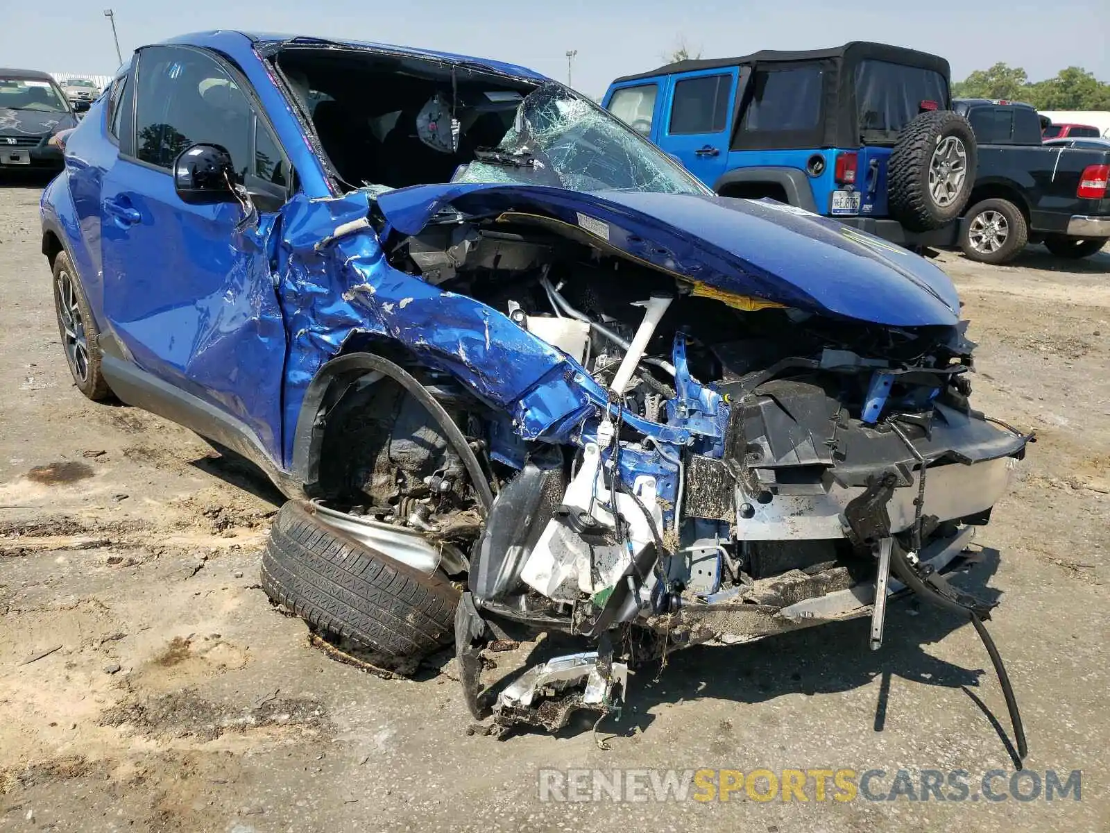 1 Photograph of a damaged car JTNKHMBX0L1086844 TOYOTA C-HR 2020