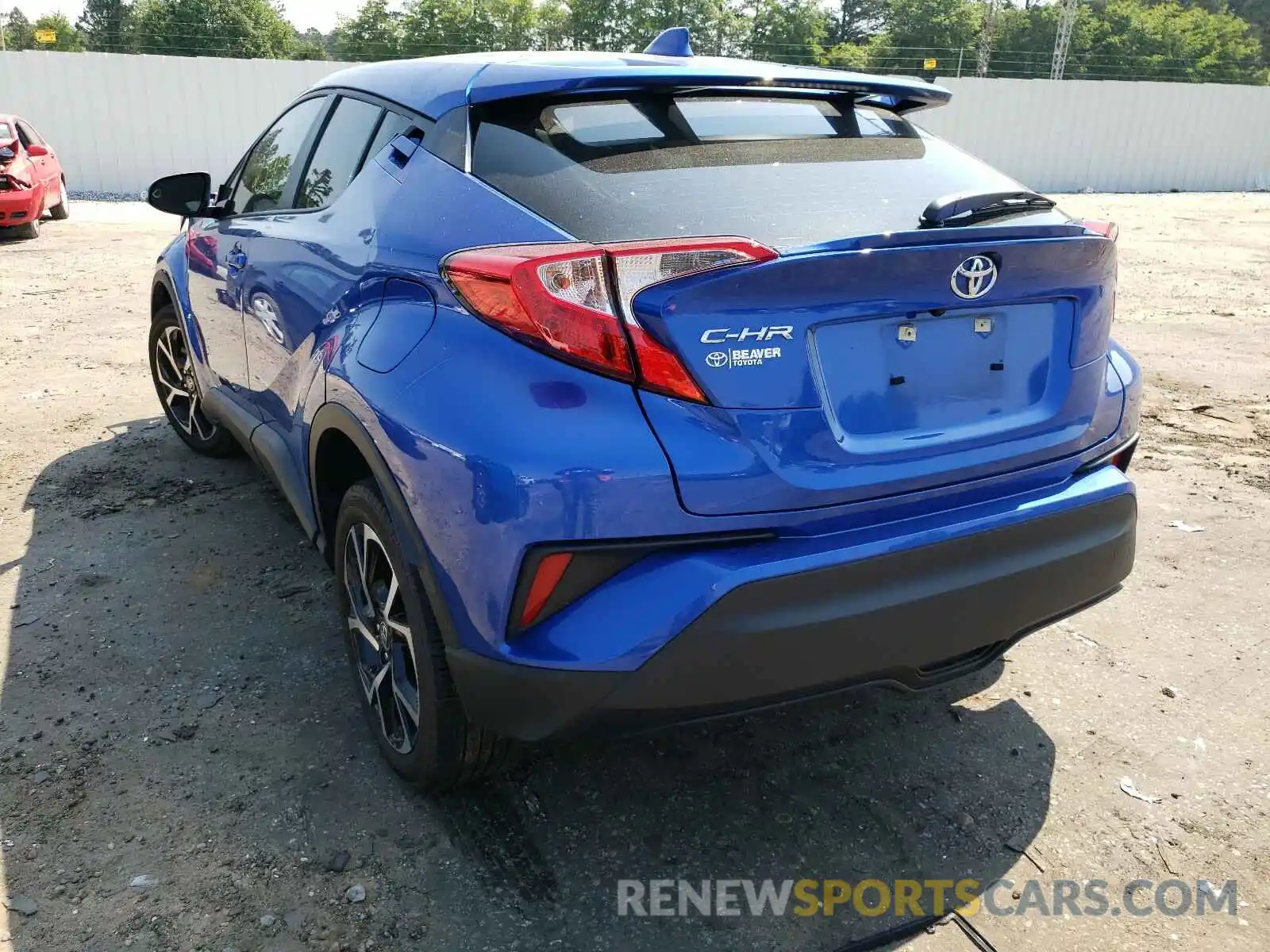 3 Photograph of a damaged car JTNKHMBX0L1086844 TOYOTA C-HR 2020