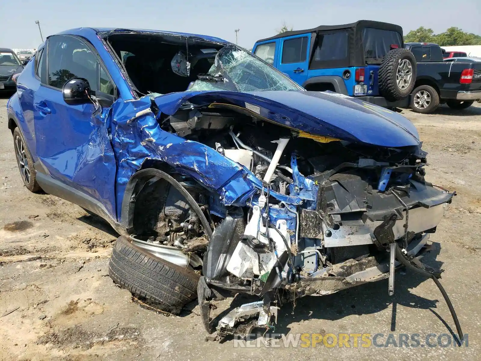 9 Photograph of a damaged car JTNKHMBX0L1086844 TOYOTA C-HR 2020