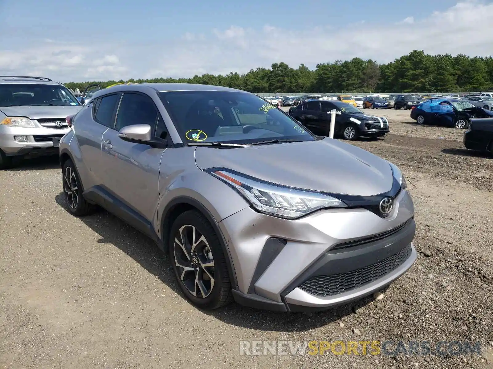 1 Photograph of a damaged car JTNKHMBX0L1088786 TOYOTA C-HR 2020