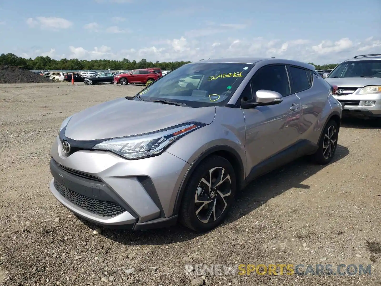 2 Photograph of a damaged car JTNKHMBX0L1088786 TOYOTA C-HR 2020