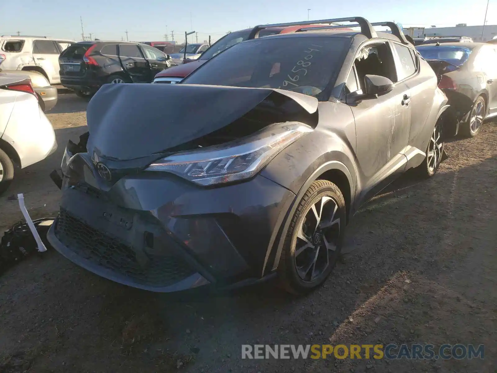 2 Photograph of a damaged car JTNKHMBX0L1088870 TOYOTA C-HR 2020