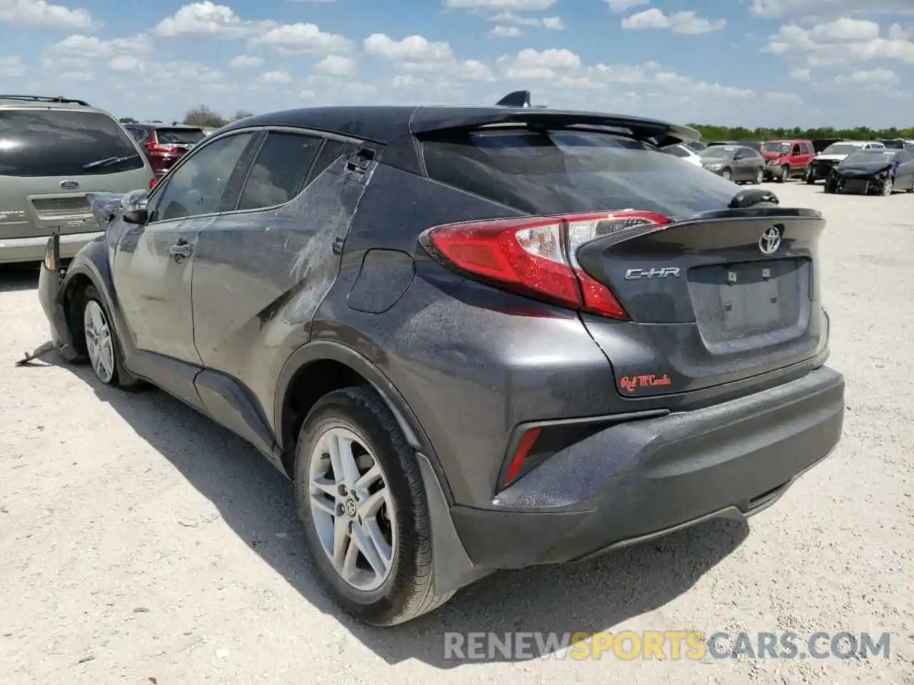 3 Photograph of a damaged car JTNKHMBX0L1092174 TOYOTA C-HR 2020