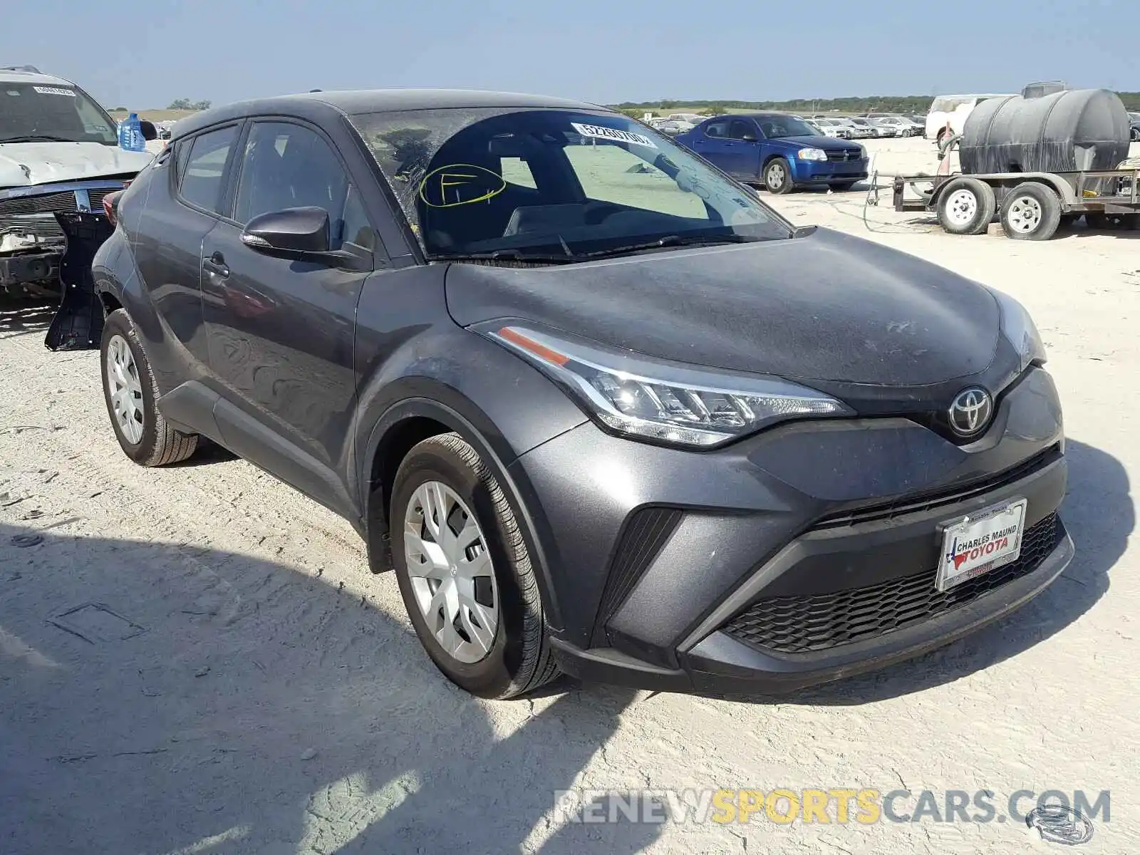 1 Photograph of a damaged car JTNKHMBX0L1092790 TOYOTA C-HR 2020