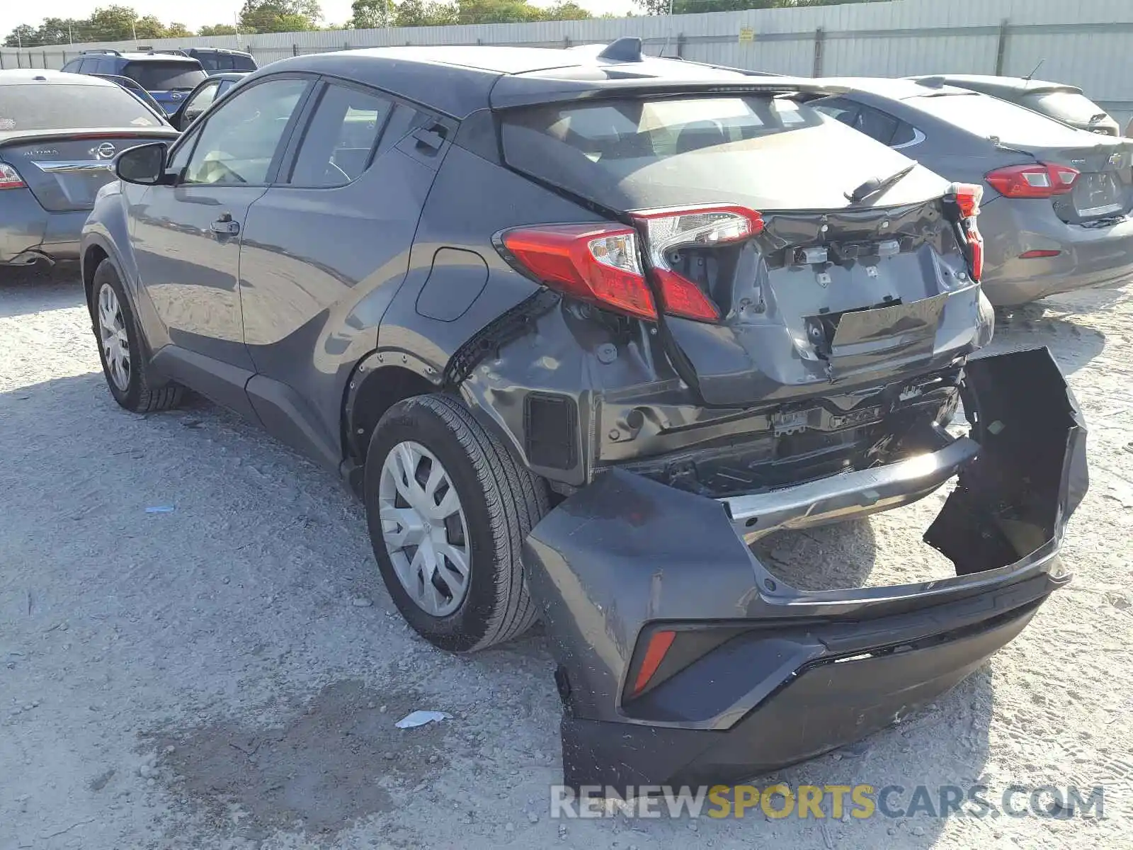 3 Photograph of a damaged car JTNKHMBX0L1092790 TOYOTA C-HR 2020