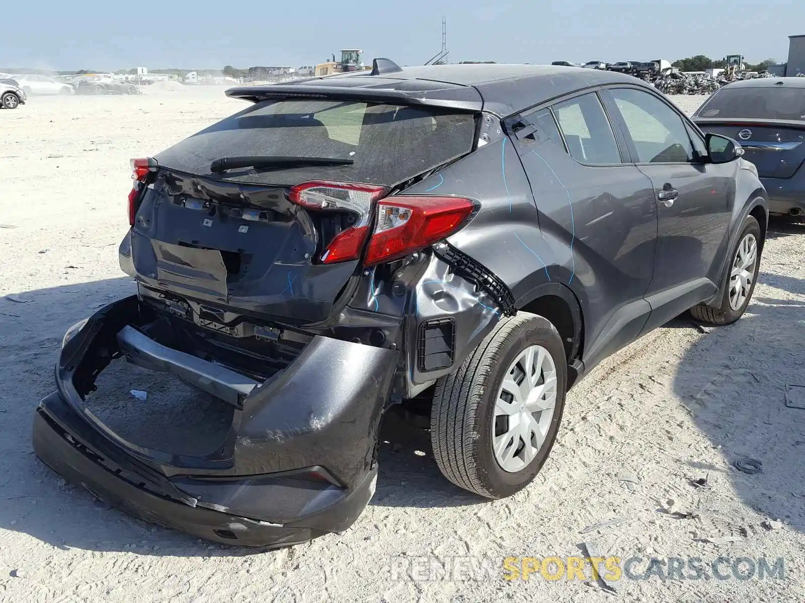 4 Photograph of a damaged car JTNKHMBX0L1092790 TOYOTA C-HR 2020