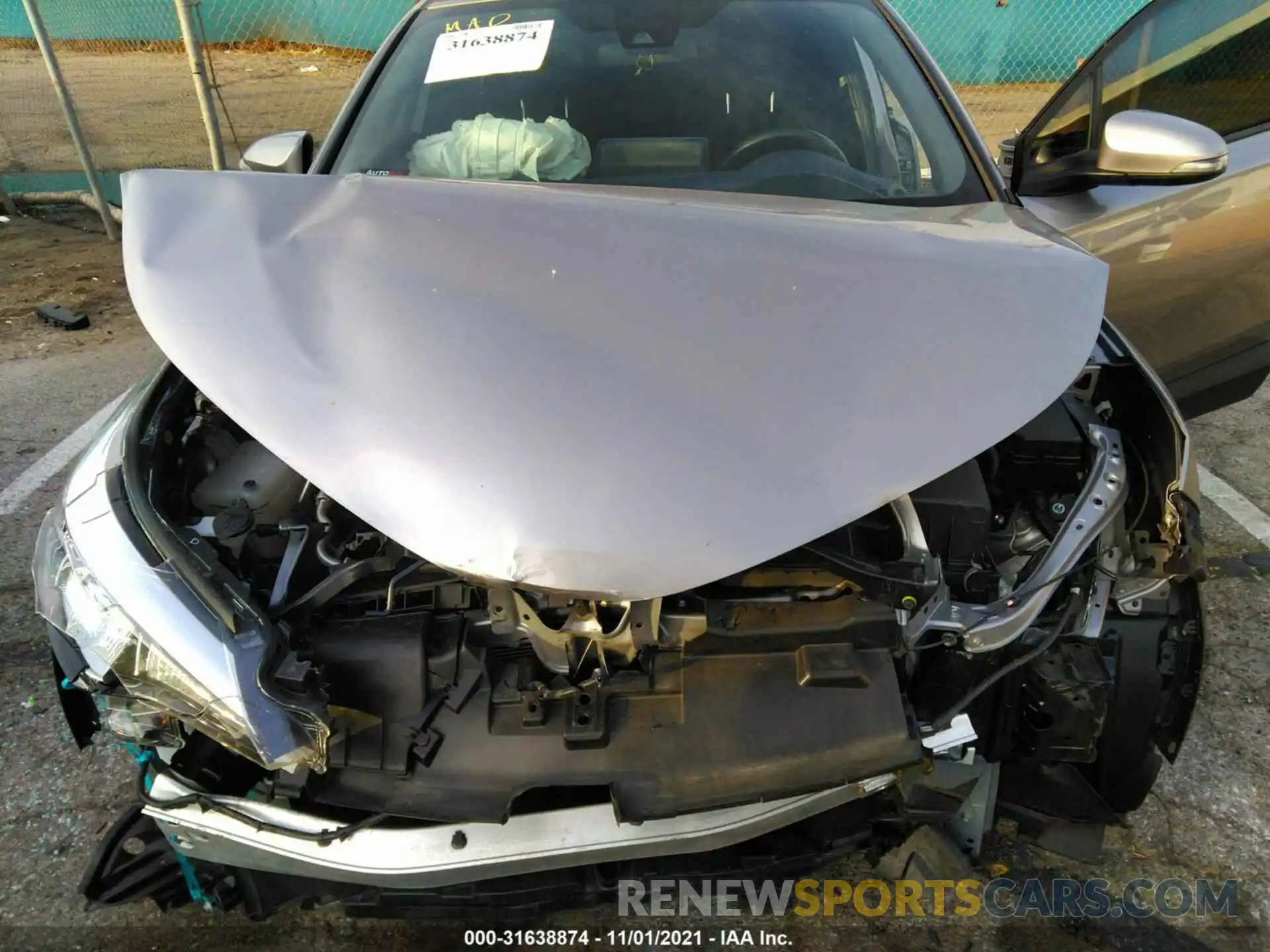 10 Photograph of a damaged car JTNKHMBX0L1092983 TOYOTA C-HR 2020