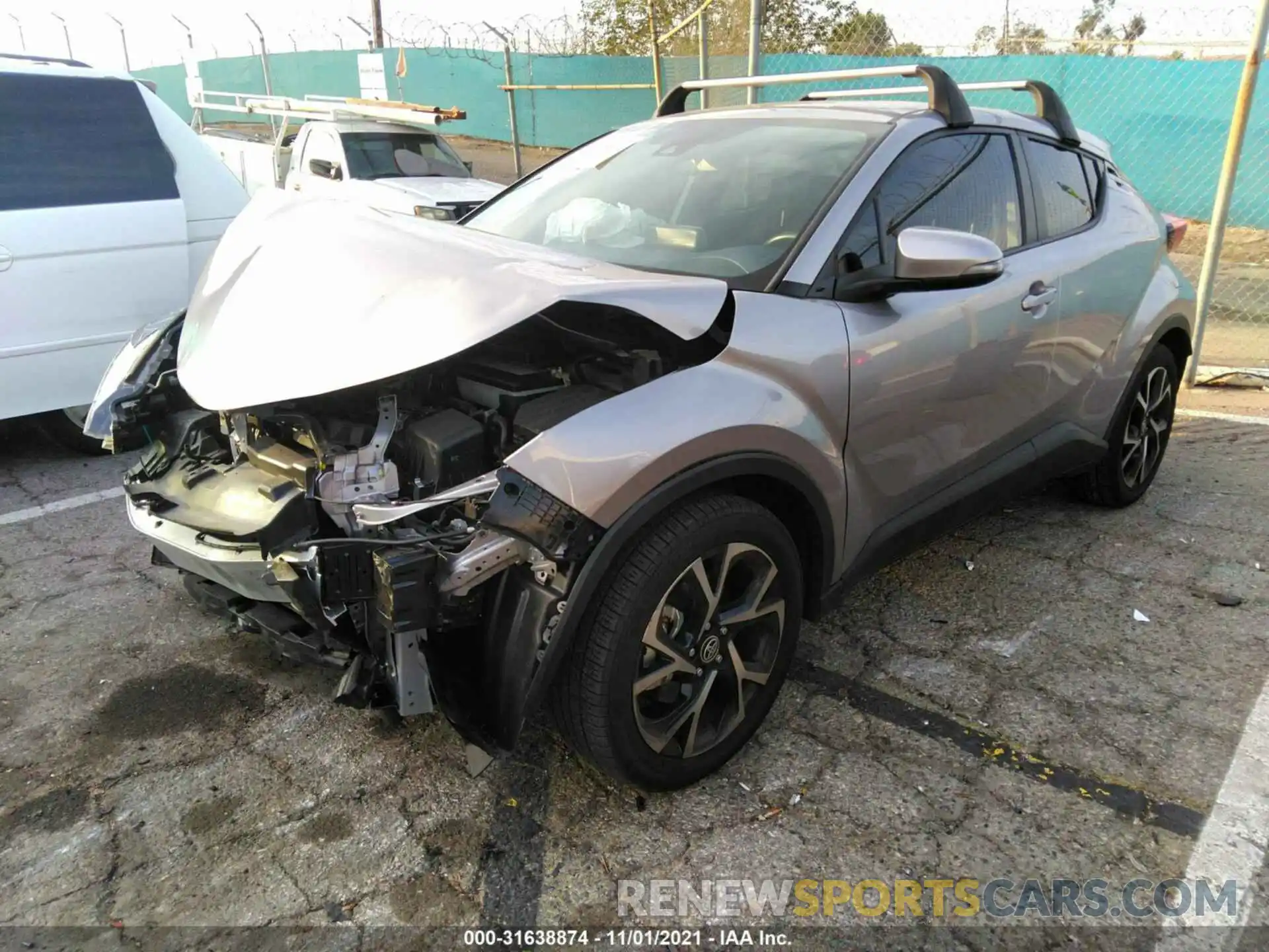 2 Photograph of a damaged car JTNKHMBX0L1092983 TOYOTA C-HR 2020