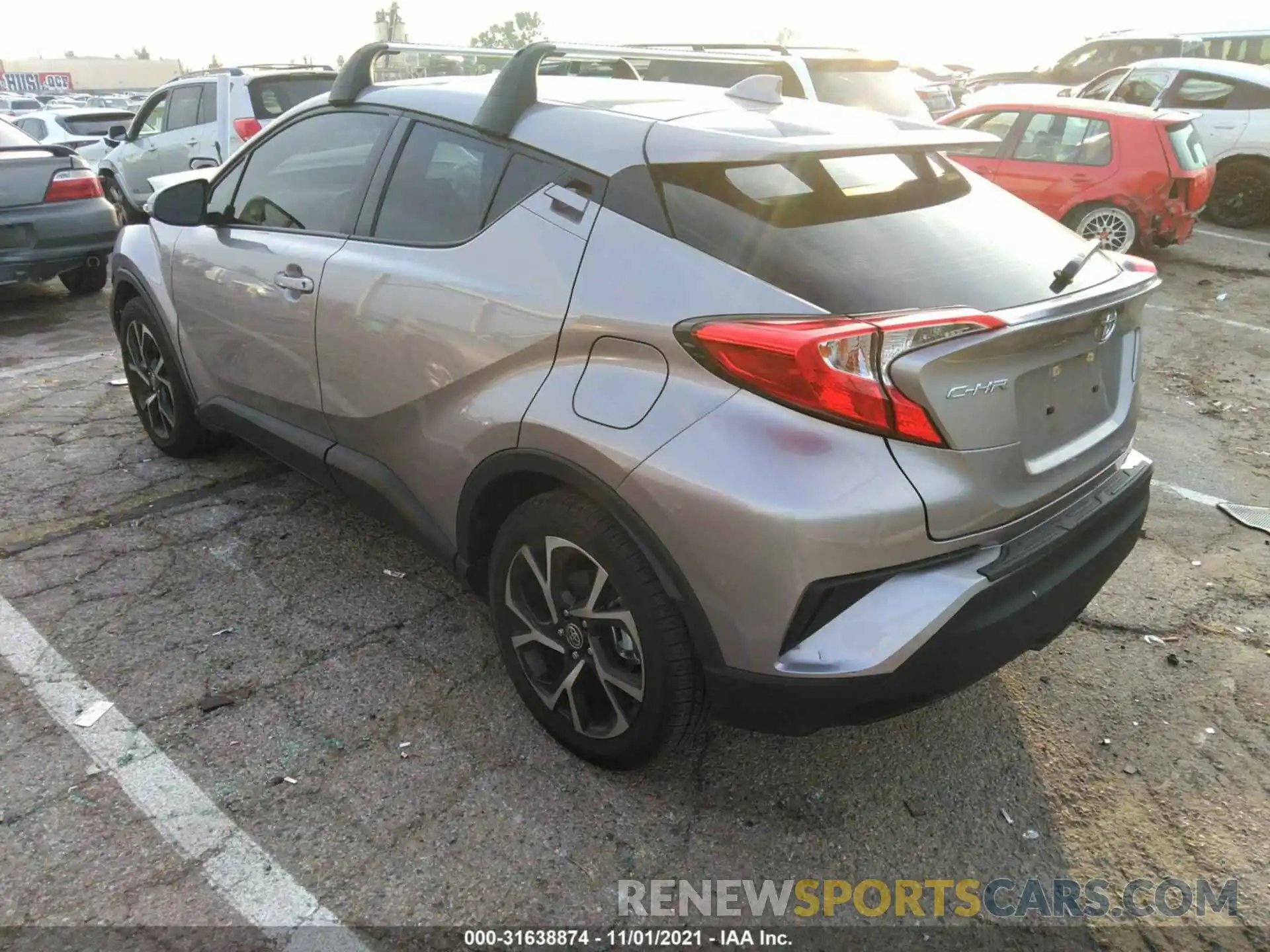 3 Photograph of a damaged car JTNKHMBX0L1092983 TOYOTA C-HR 2020