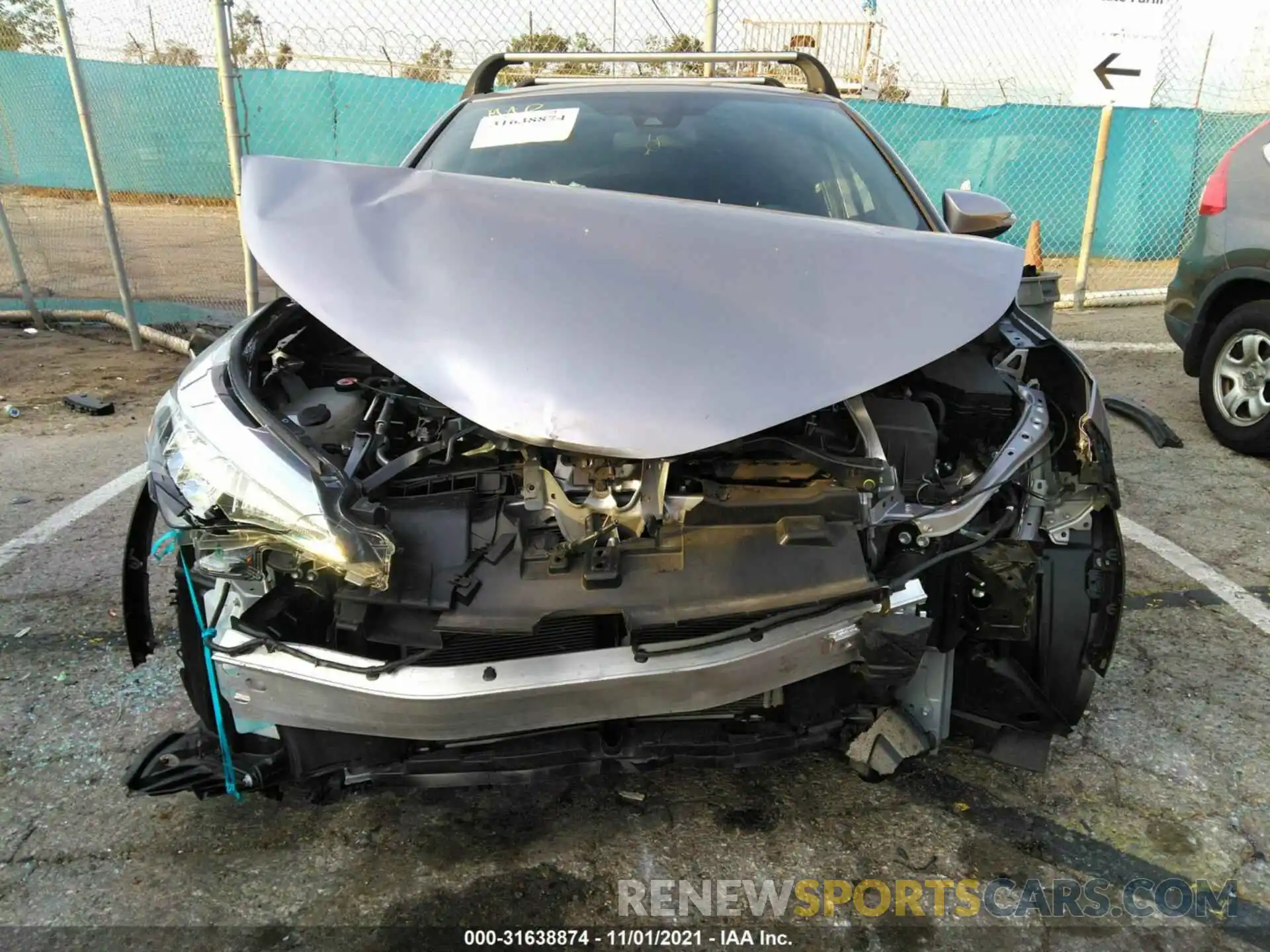 6 Photograph of a damaged car JTNKHMBX0L1092983 TOYOTA C-HR 2020